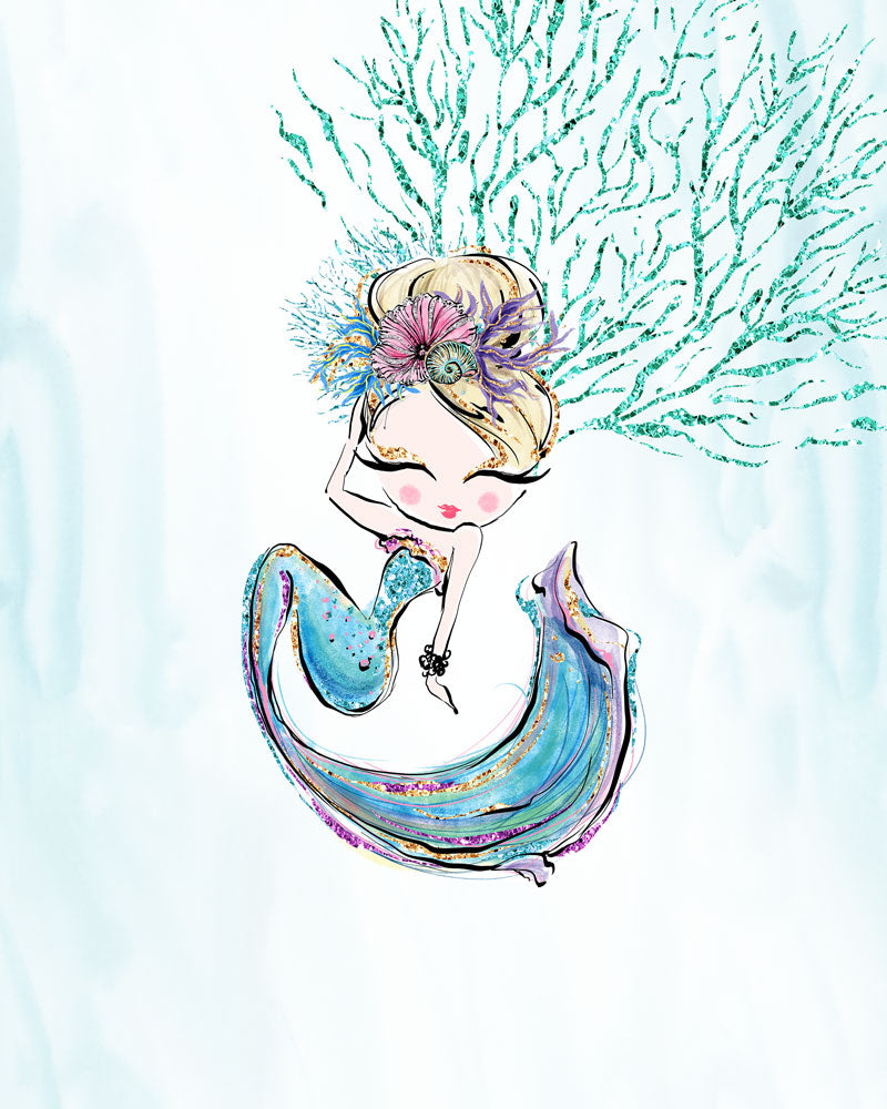 mermaid art for girls