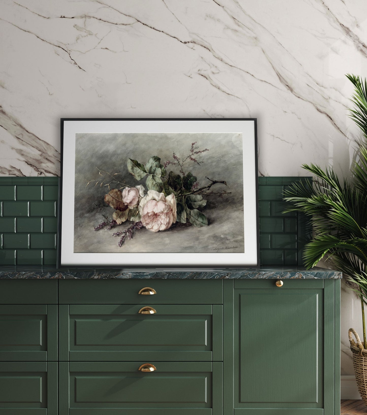 Roses Vintage Still Life Wall Art