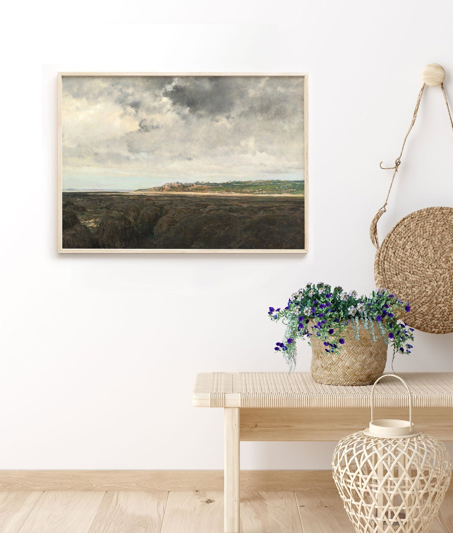 Vintage Landscape Print - Painting Reproduction - Old Poster Print - Greenery Landscape - Printed and Shipped to You