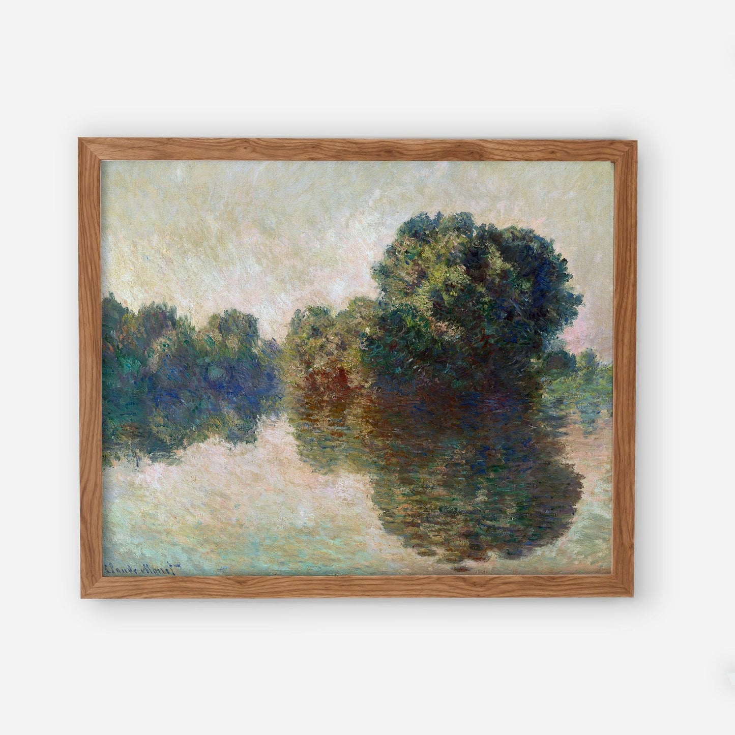 Vintage Landscape Wall Art - Farmhouse Oil Replica - Printed and shipped to you on fine art paper