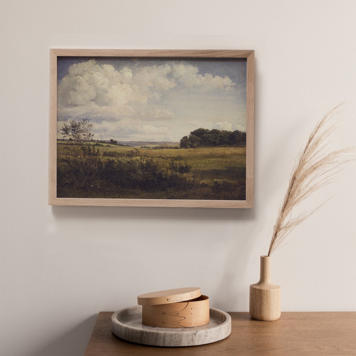 Vintage Landscape Wall Art - Danish Summer Landscape