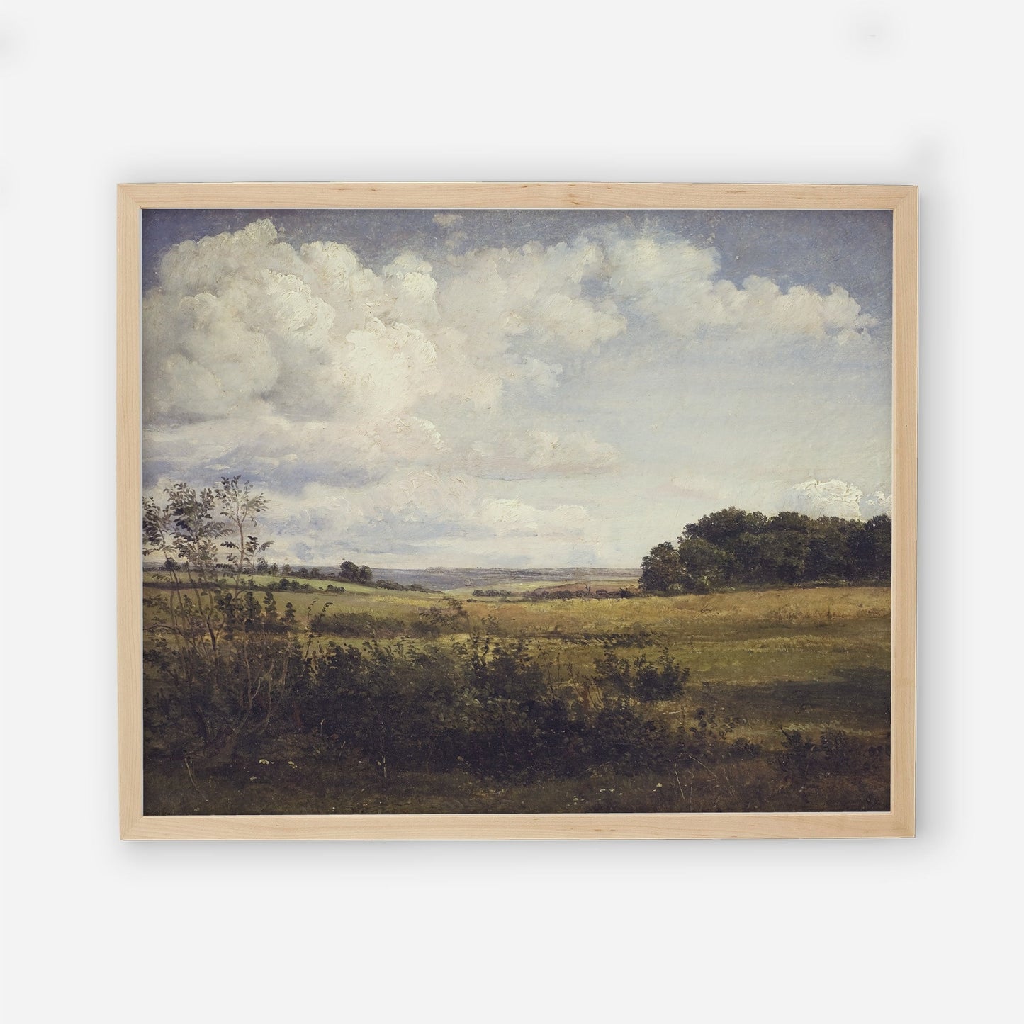 Vintage Landscape Wall Art - Danish Summer Landscape