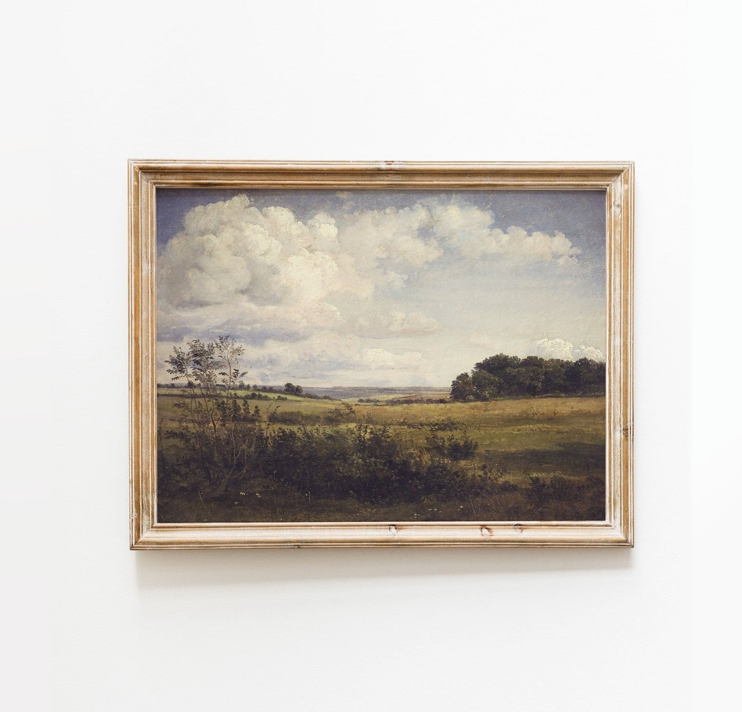 Vintage Landscape Wall Art - Danish Summer Landscape