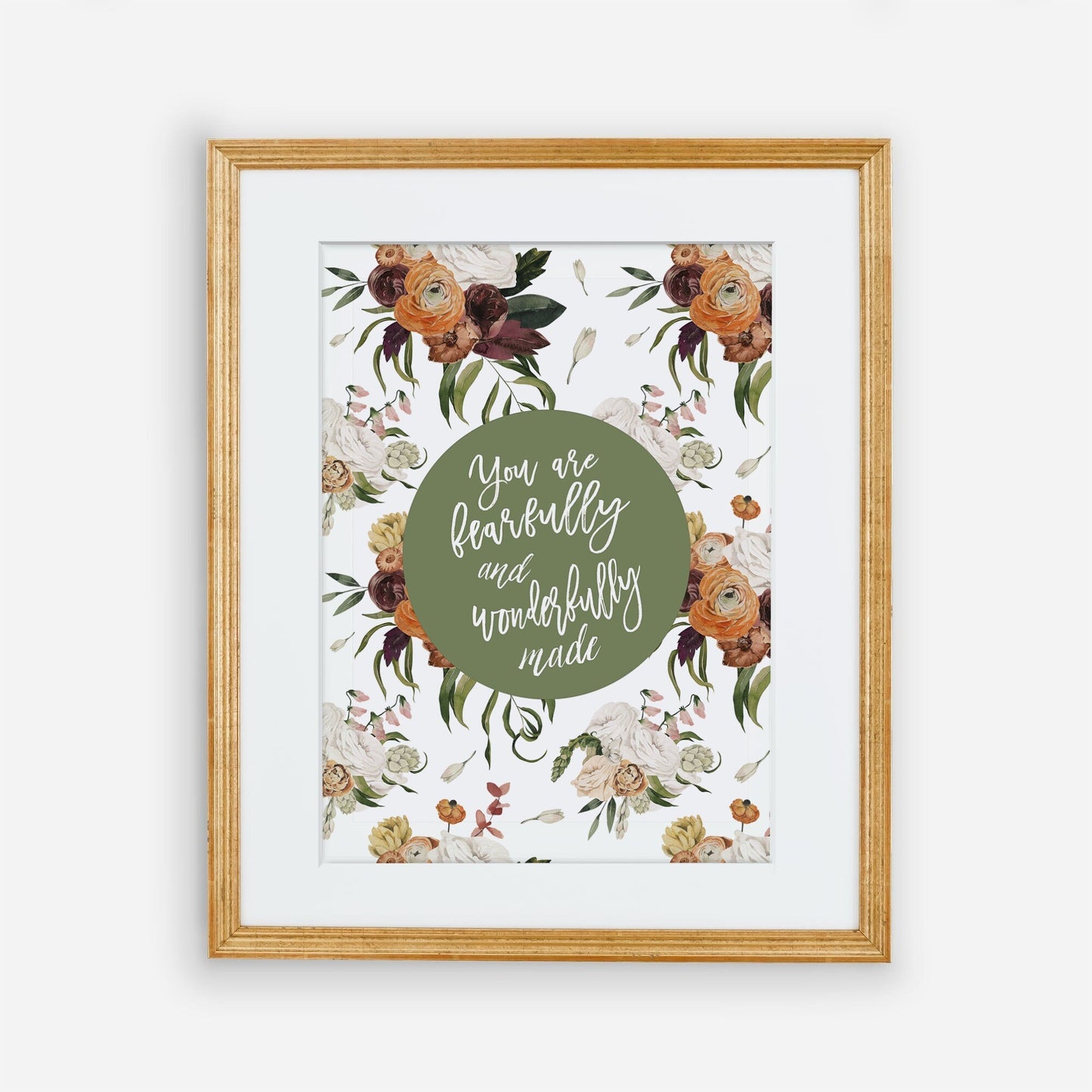 Neutral Floral Pattern Wall Art