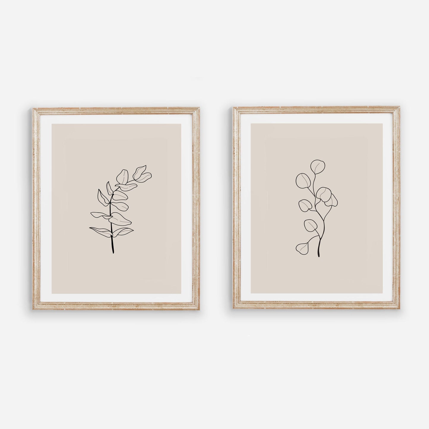 Eucalyptus Minimalist Wall Art