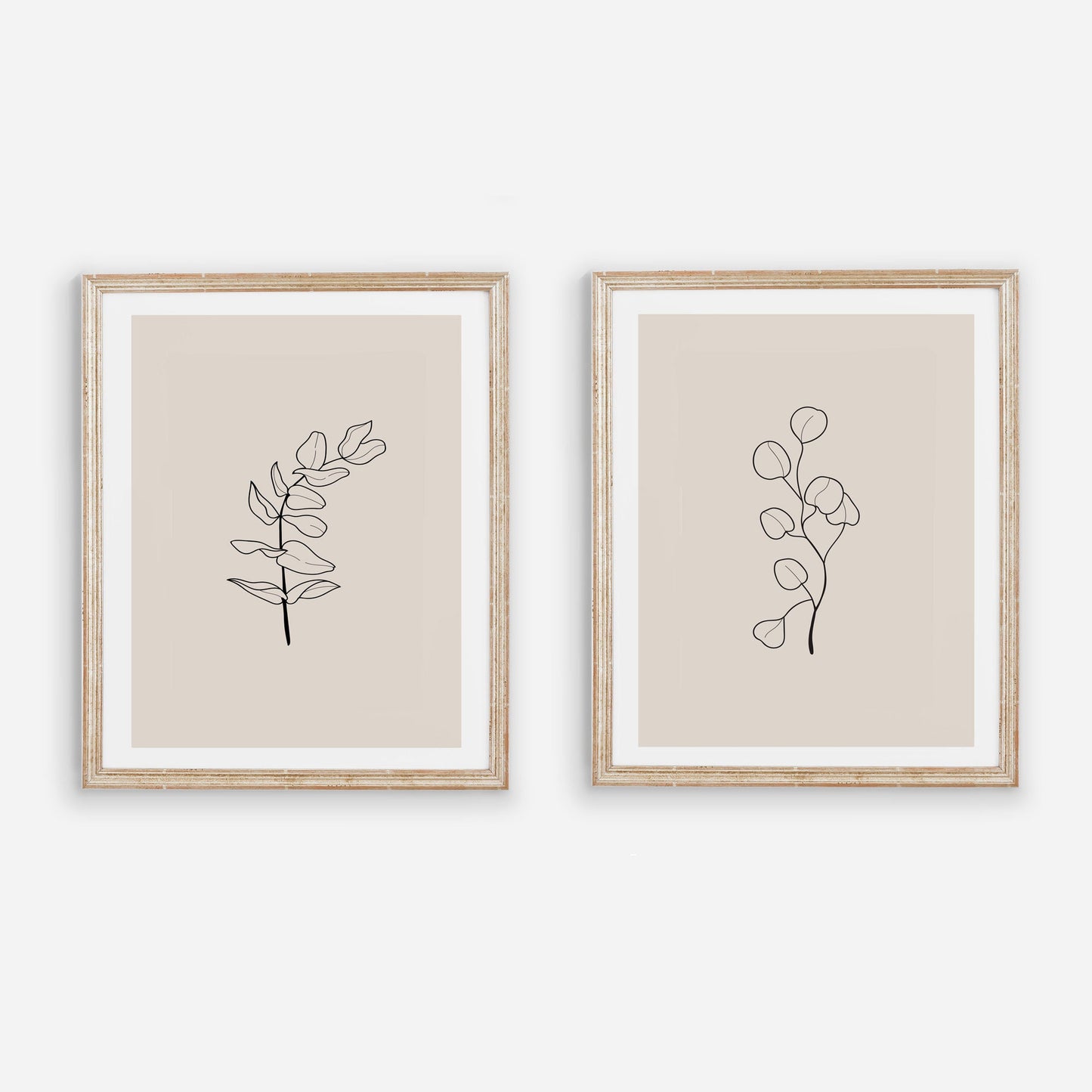 Eucalyptus Minimalist Wall Art 