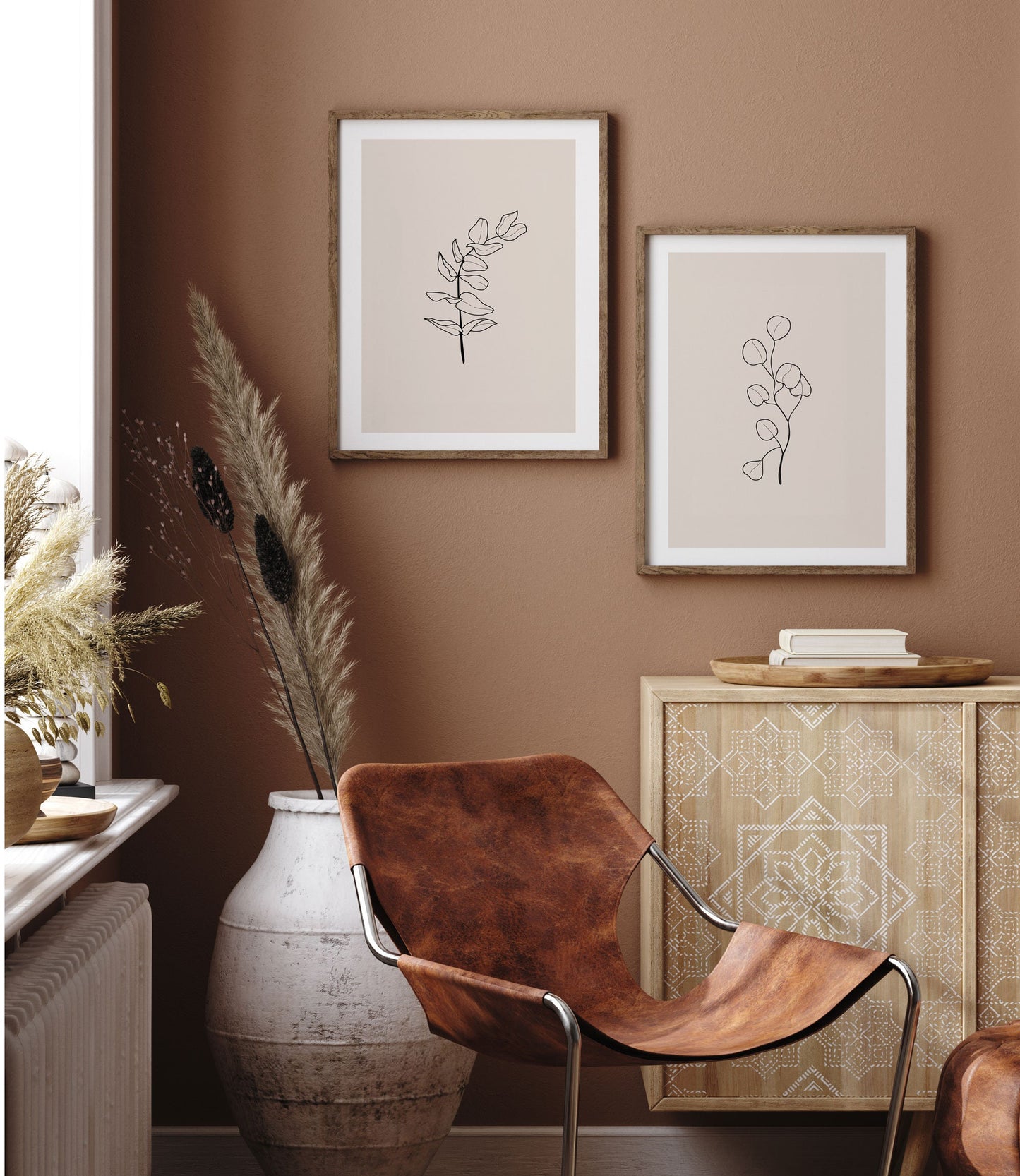 Eucalyptus Minimalist Wall Art