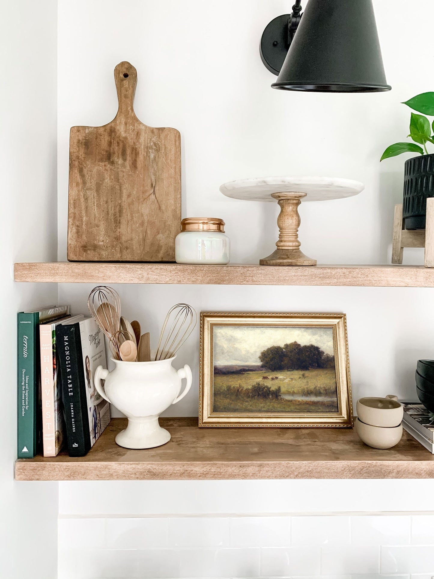 Vintage Cow Print Farm Wall Art