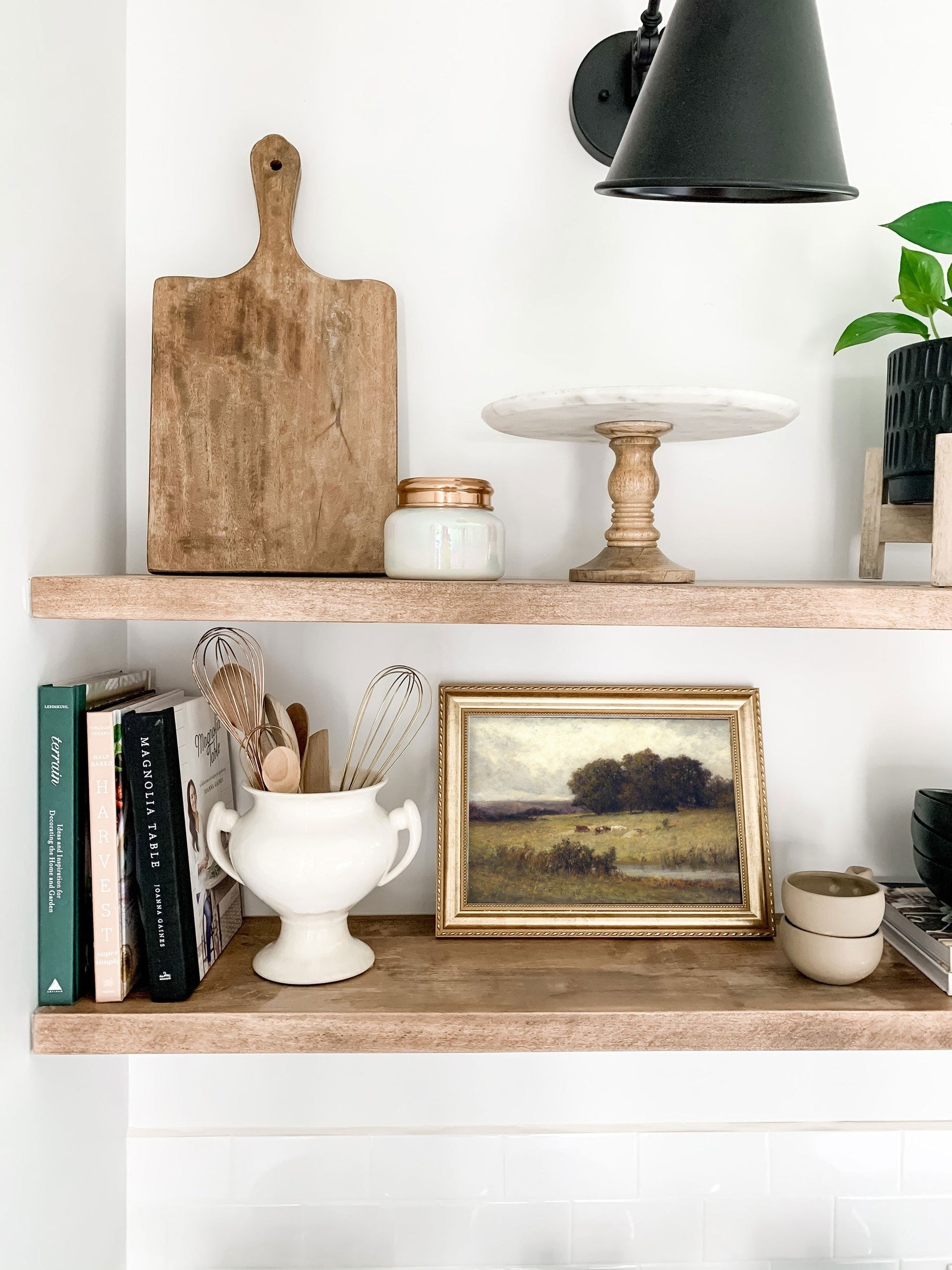 Vintage Cow Print Farm Wall Art