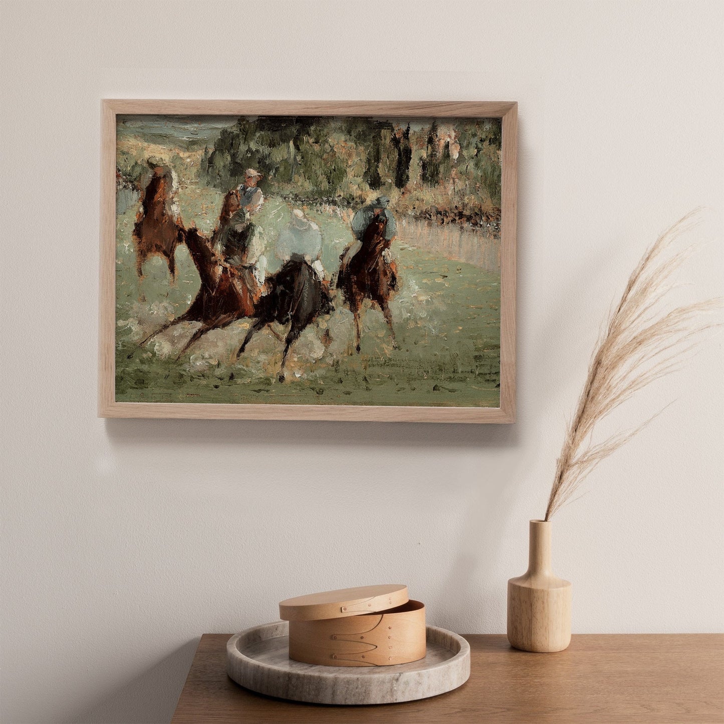 Vintage Horses Wall Art Print 