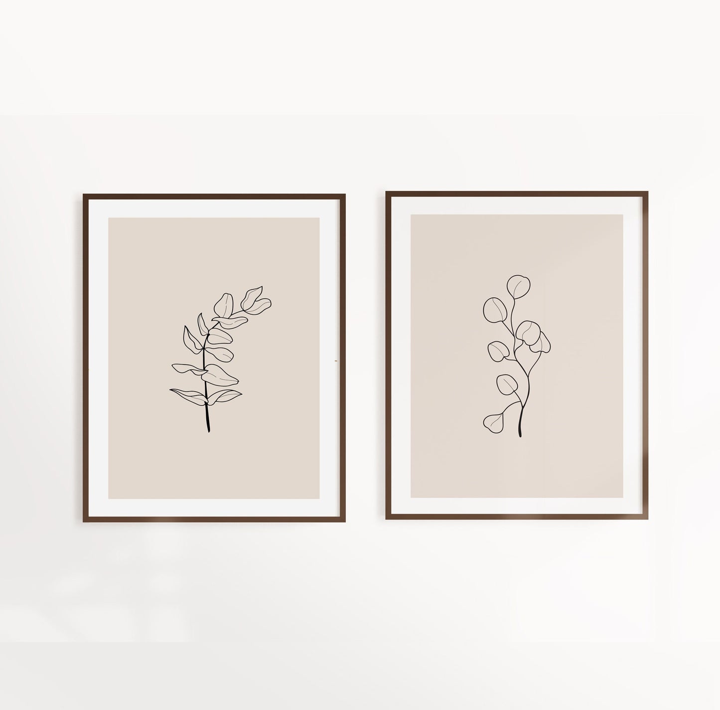 Eucalyptus Minimalist Wall Art