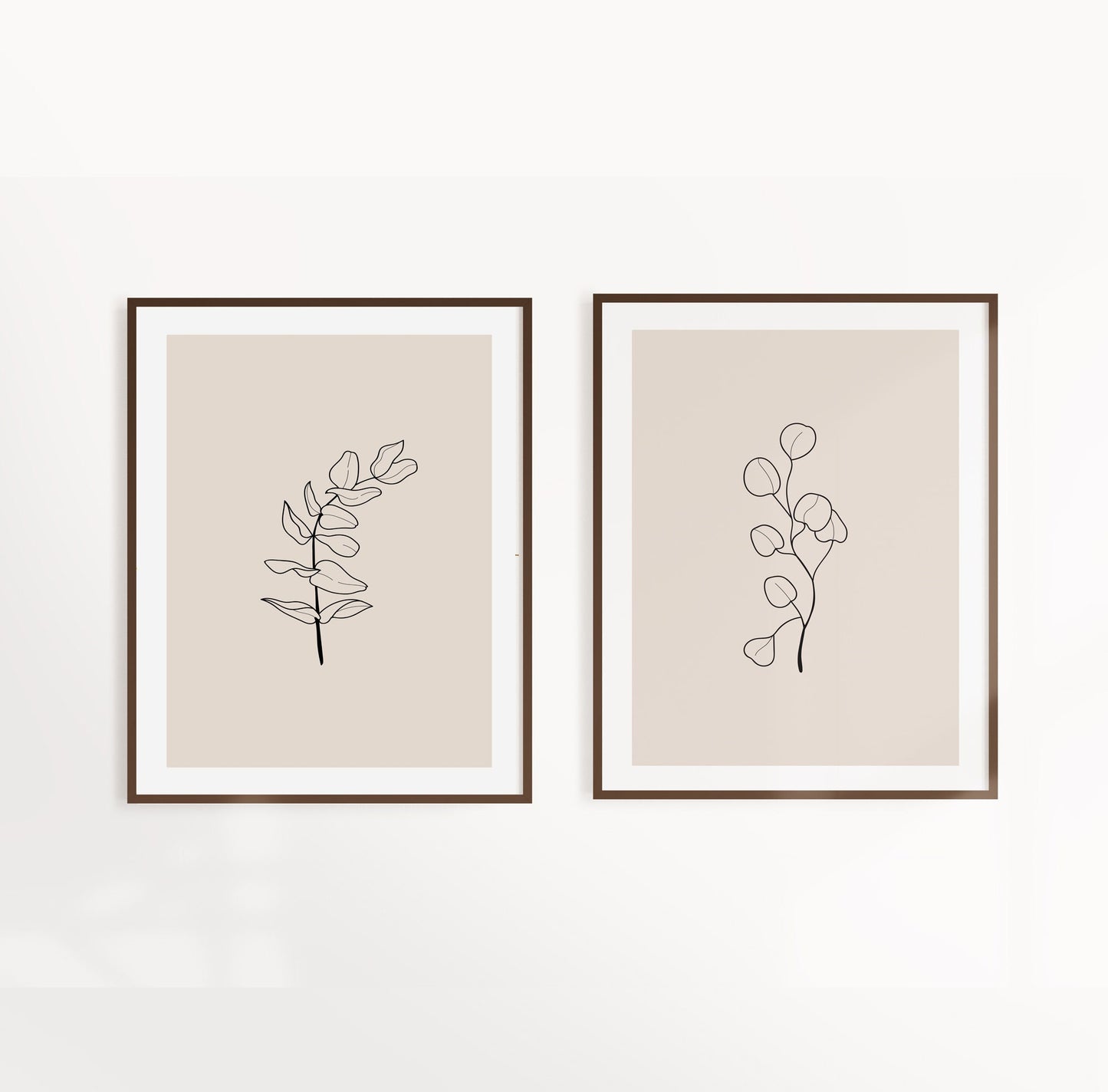 Eucalyptus Minimalist Wall Art 