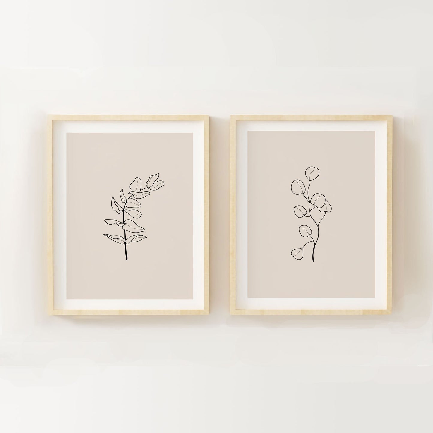 Eucalyptus Minimalist Wall Art 