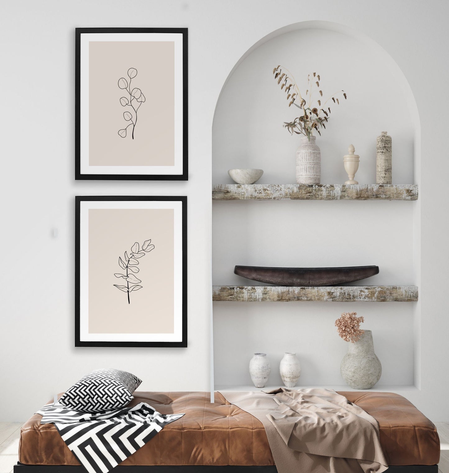 Eucalyptus Minimalist Wall Art