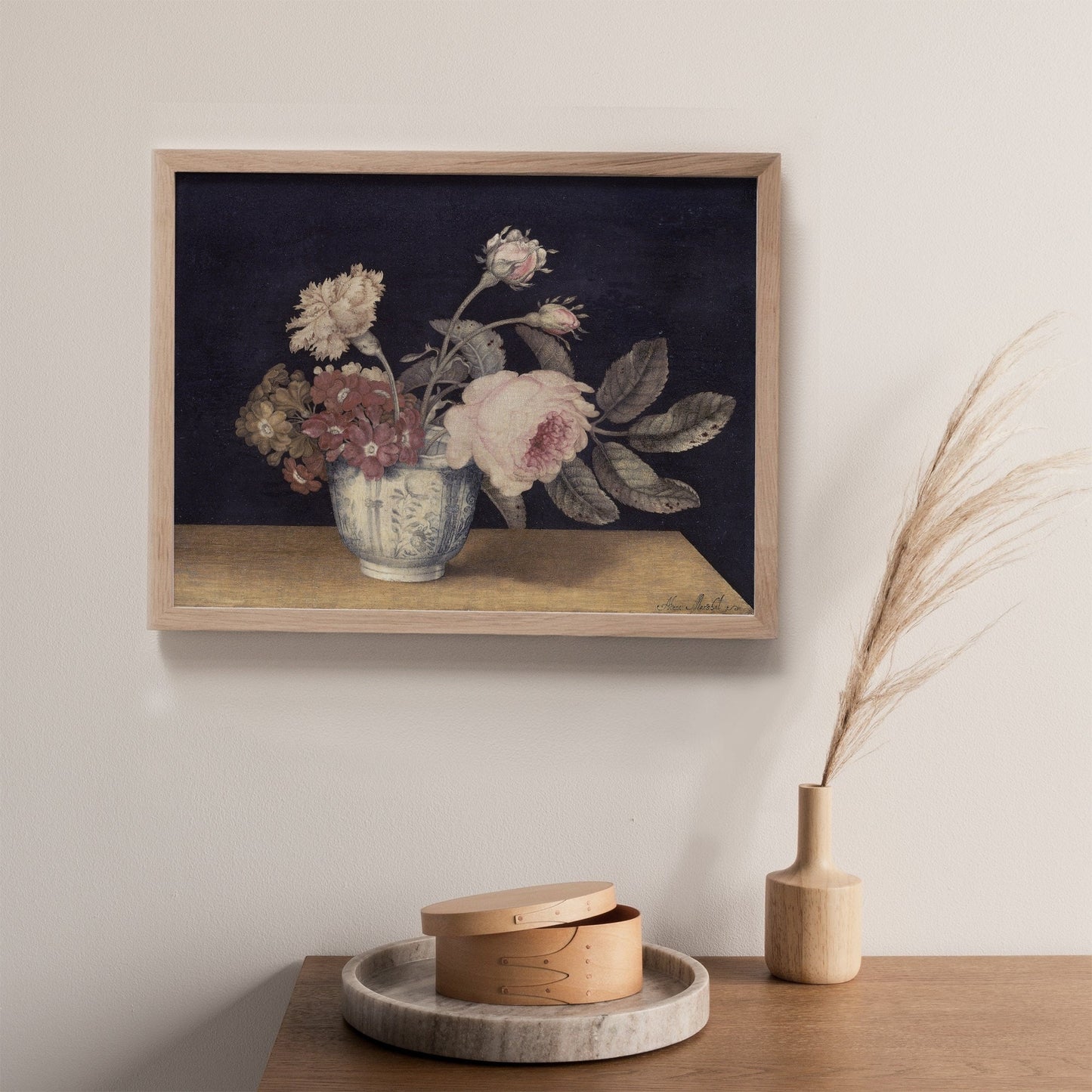 Vintage Flowers Art Poster