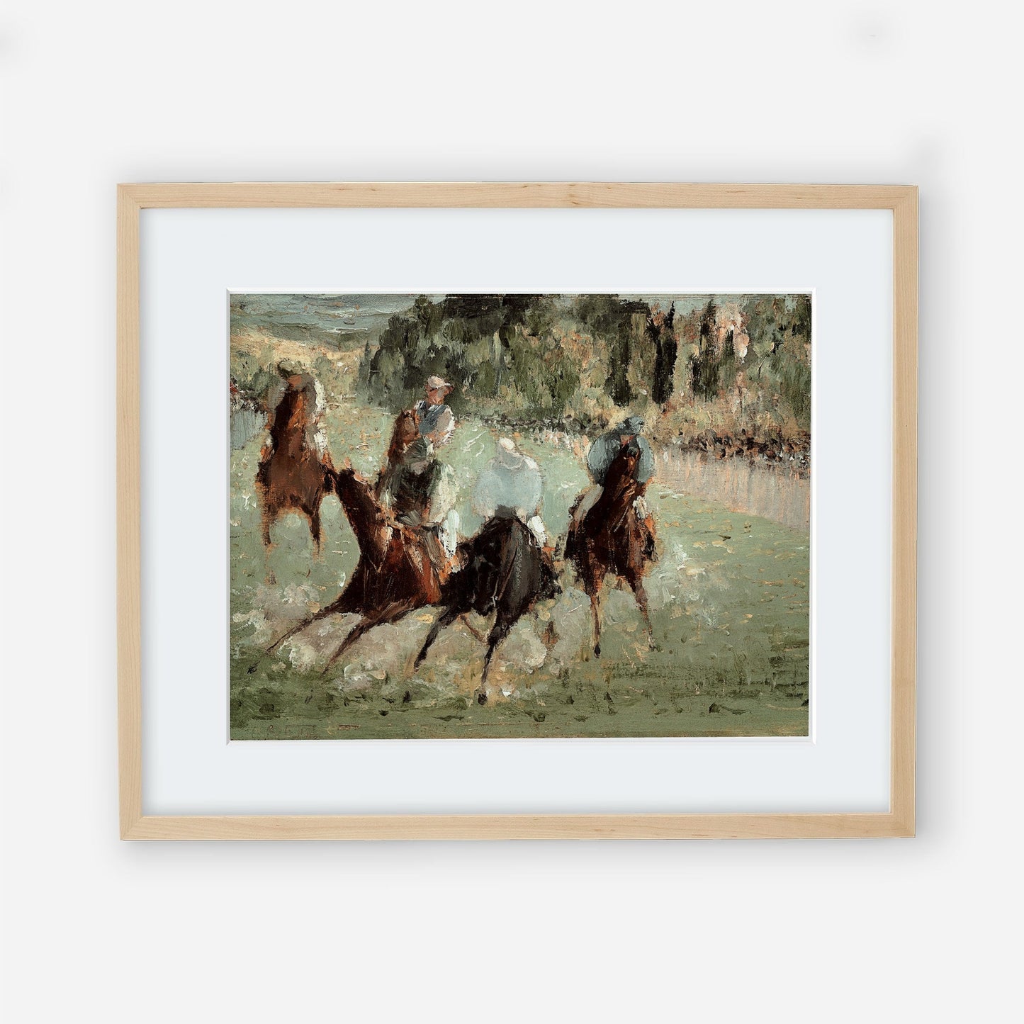 Vintage Horses Wall Art Print 