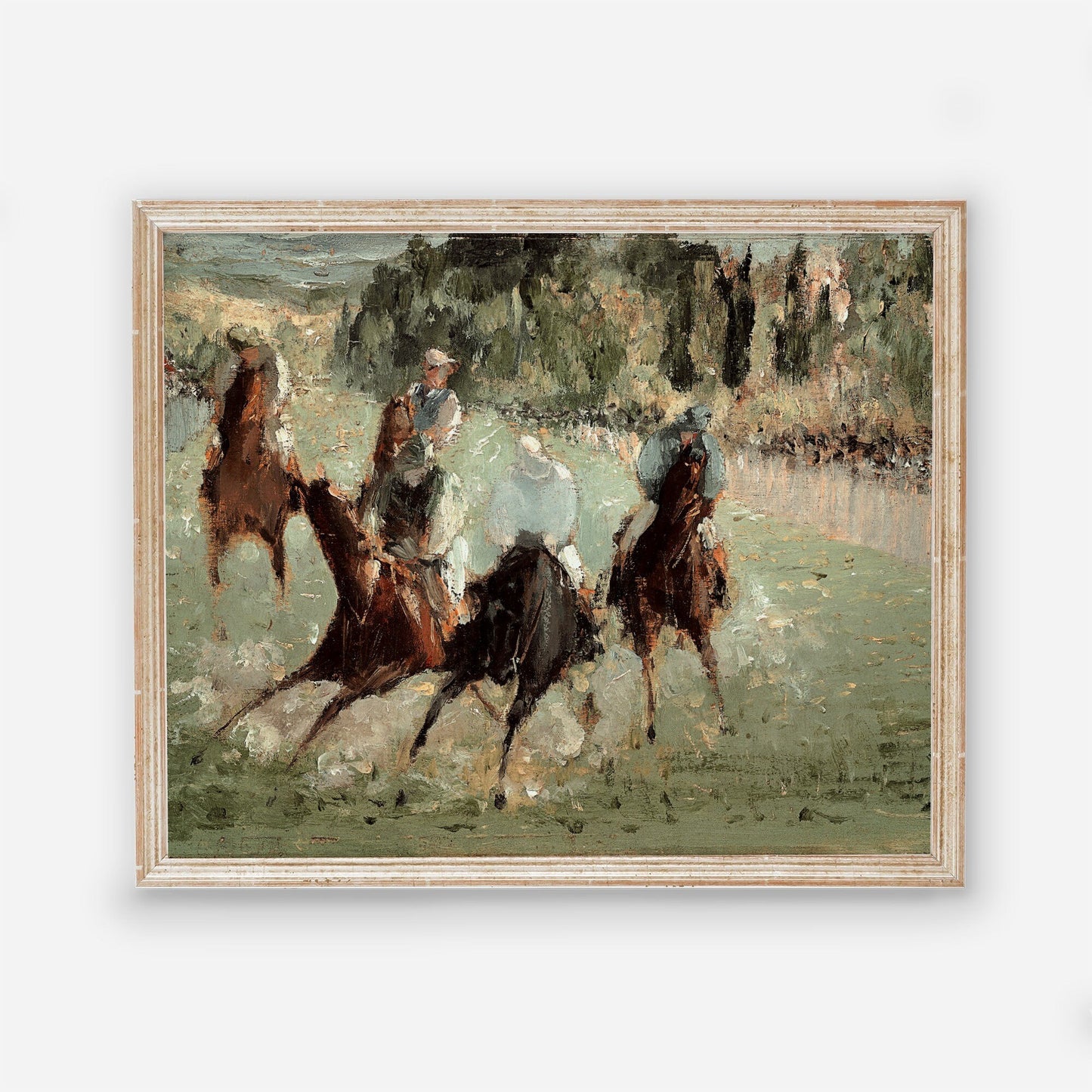 Vintage Horses Wall Art Print 