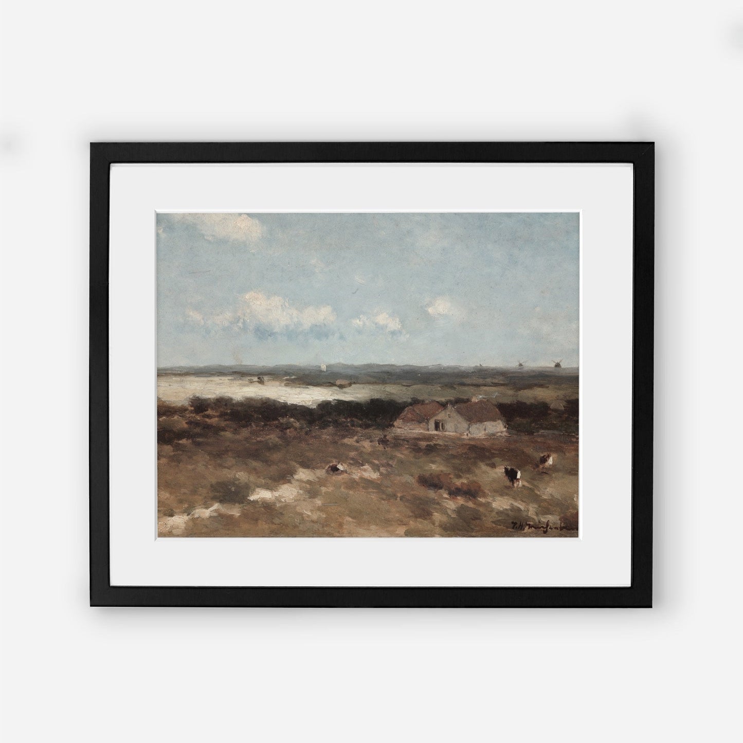 Vintage Landscape Homestead Wall Art