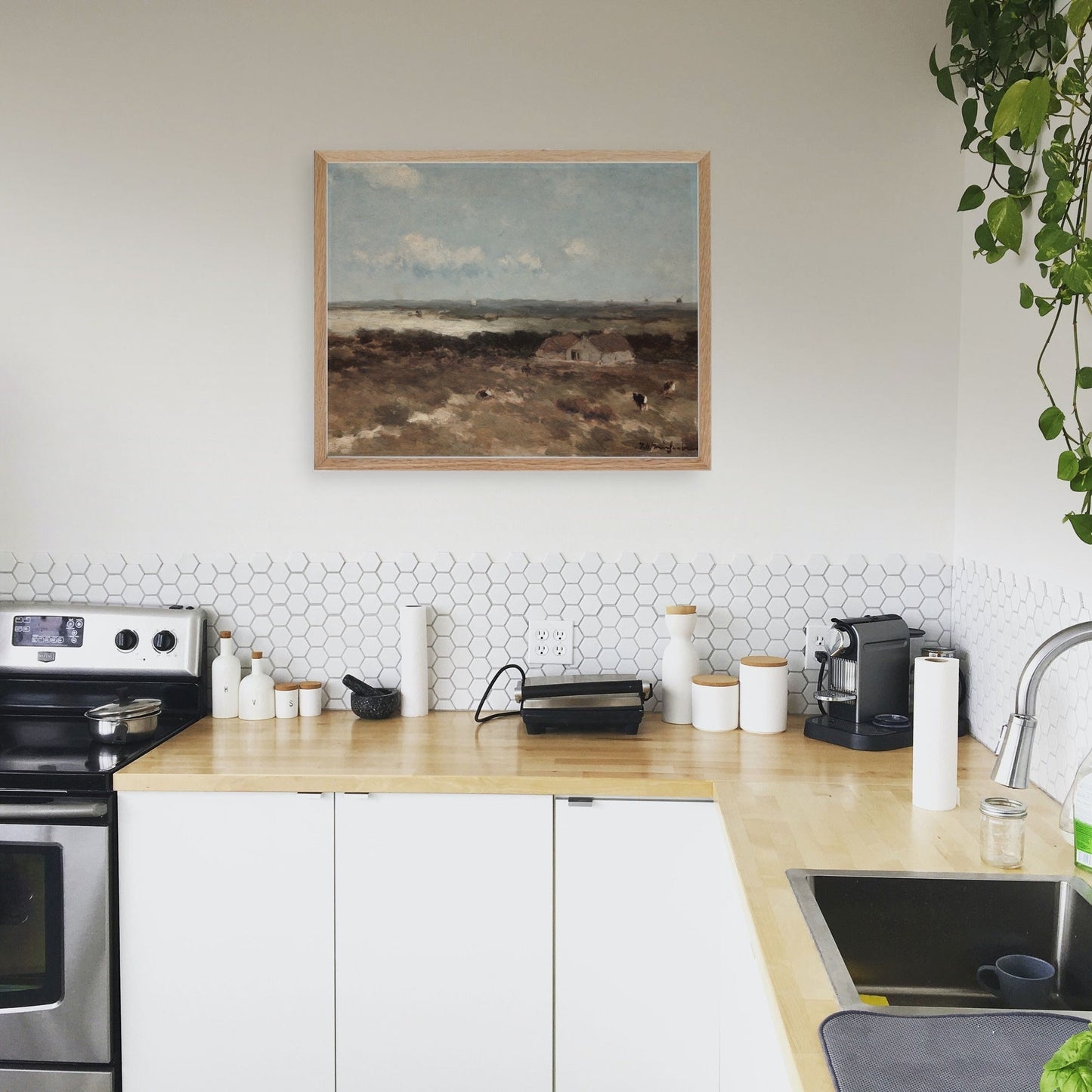 Vintage Landscape Homestead Wall Art
