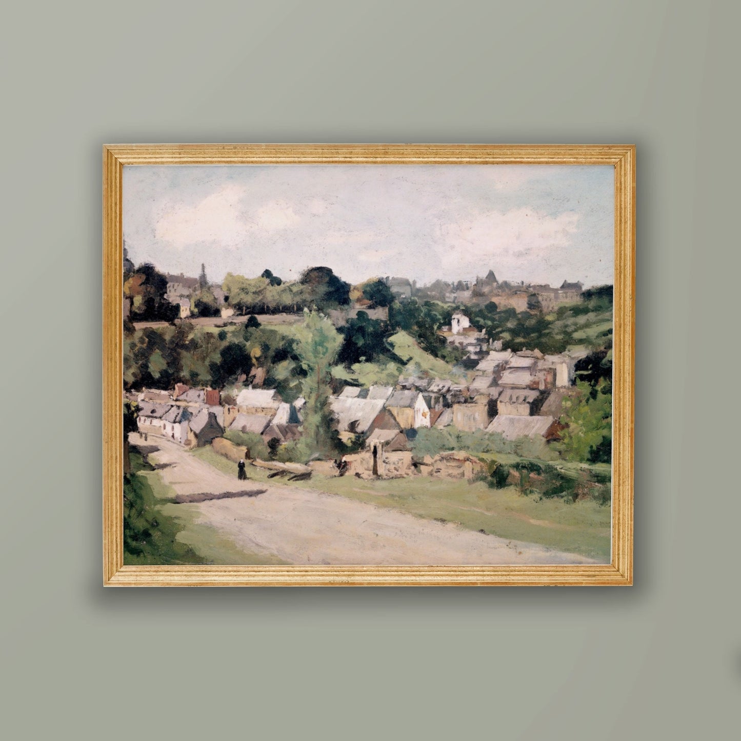 Neutrals Vintage Village Wall Art