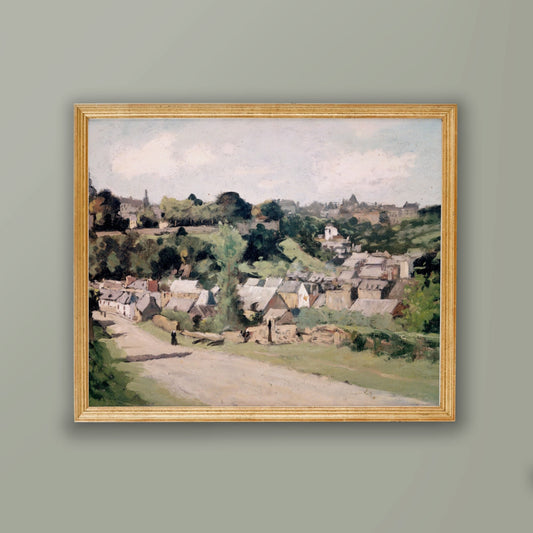 Neutrals Vintage Village Wall Art