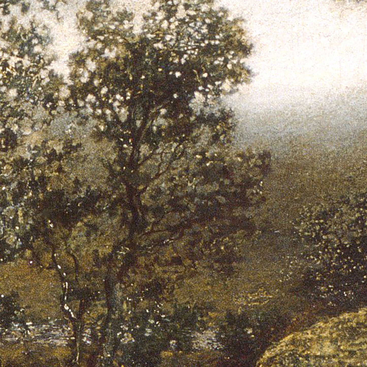 Vintage Landscape Wall Art by American Painter