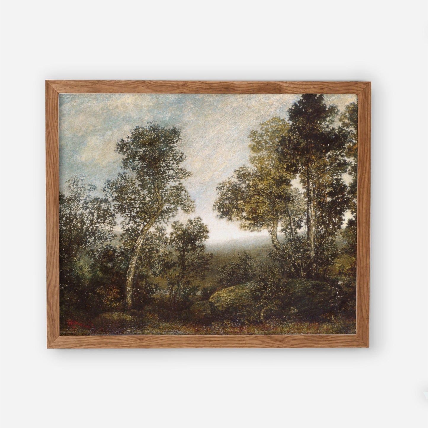 Vintage Landscape Wall Art by American Painter