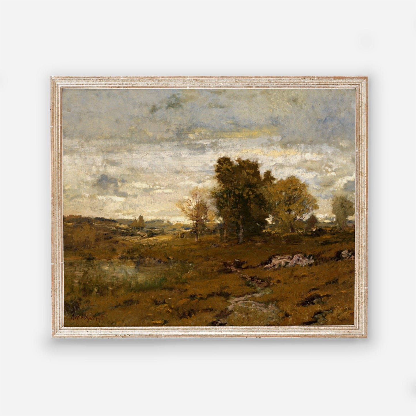 Autumn Vintage Landscape Wall Art by Painter 