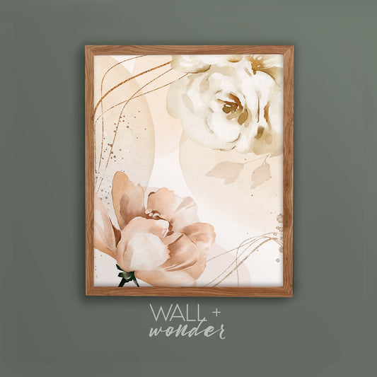 Floral Abstract Wall Art 