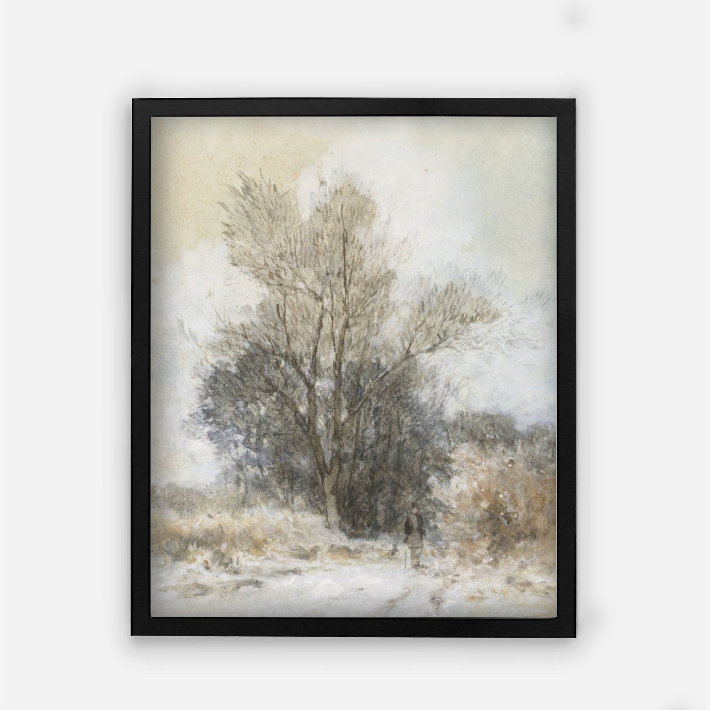 Winter Wall Art of tree