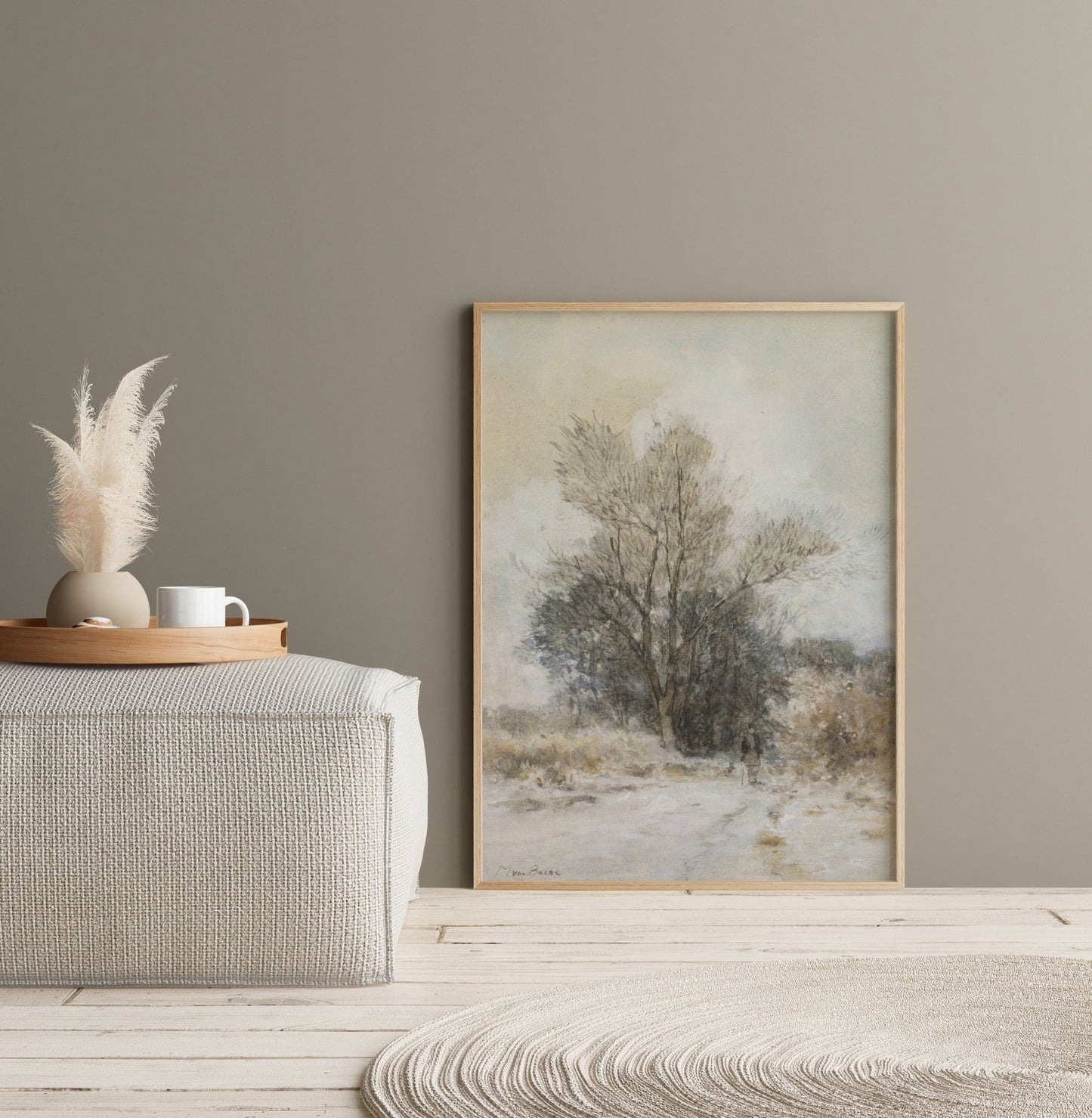 Winter Wall Art of tree