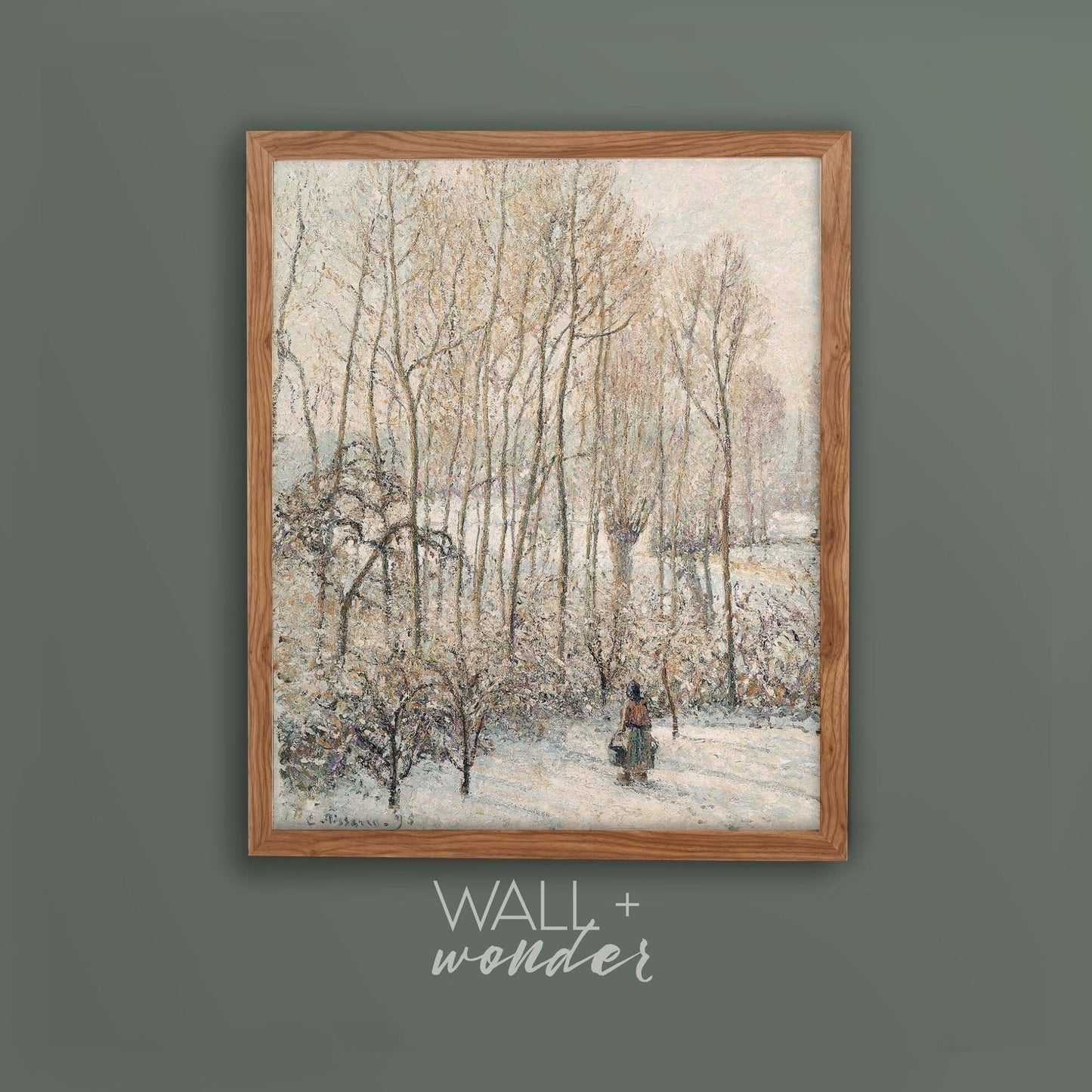 Trees Winter Wall Art
