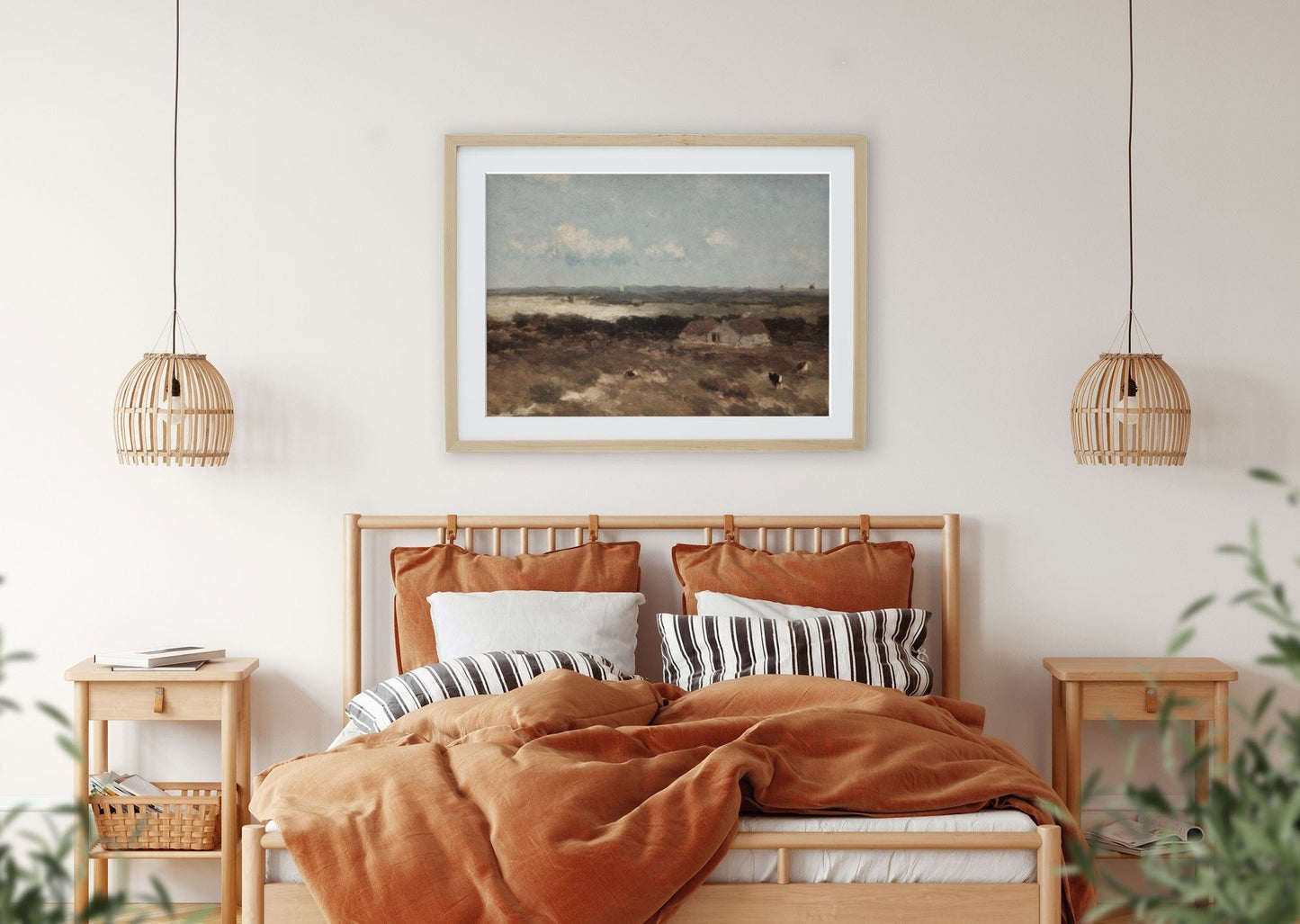 Vintage Landscape Homestead Wall Art