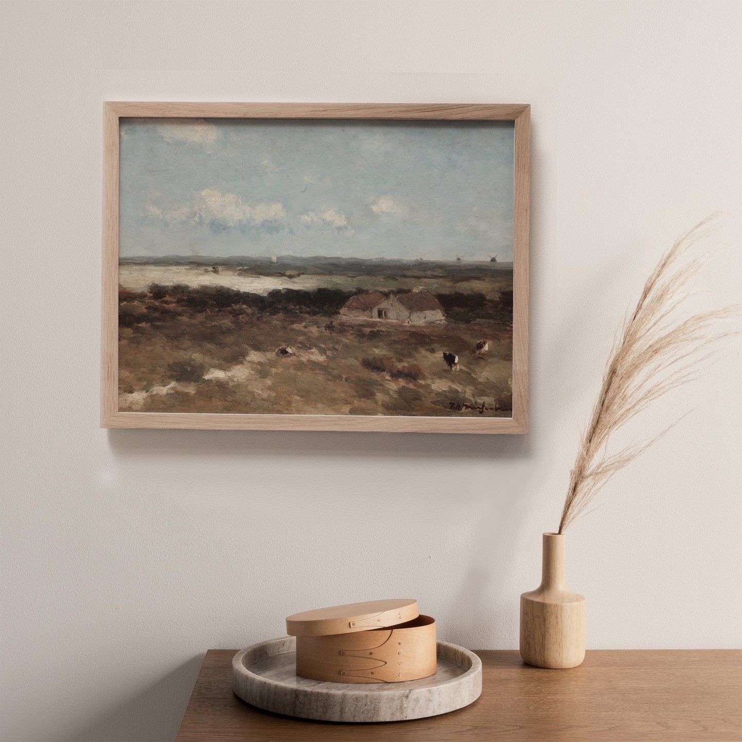Vintage Landscape Homestead Wall Art