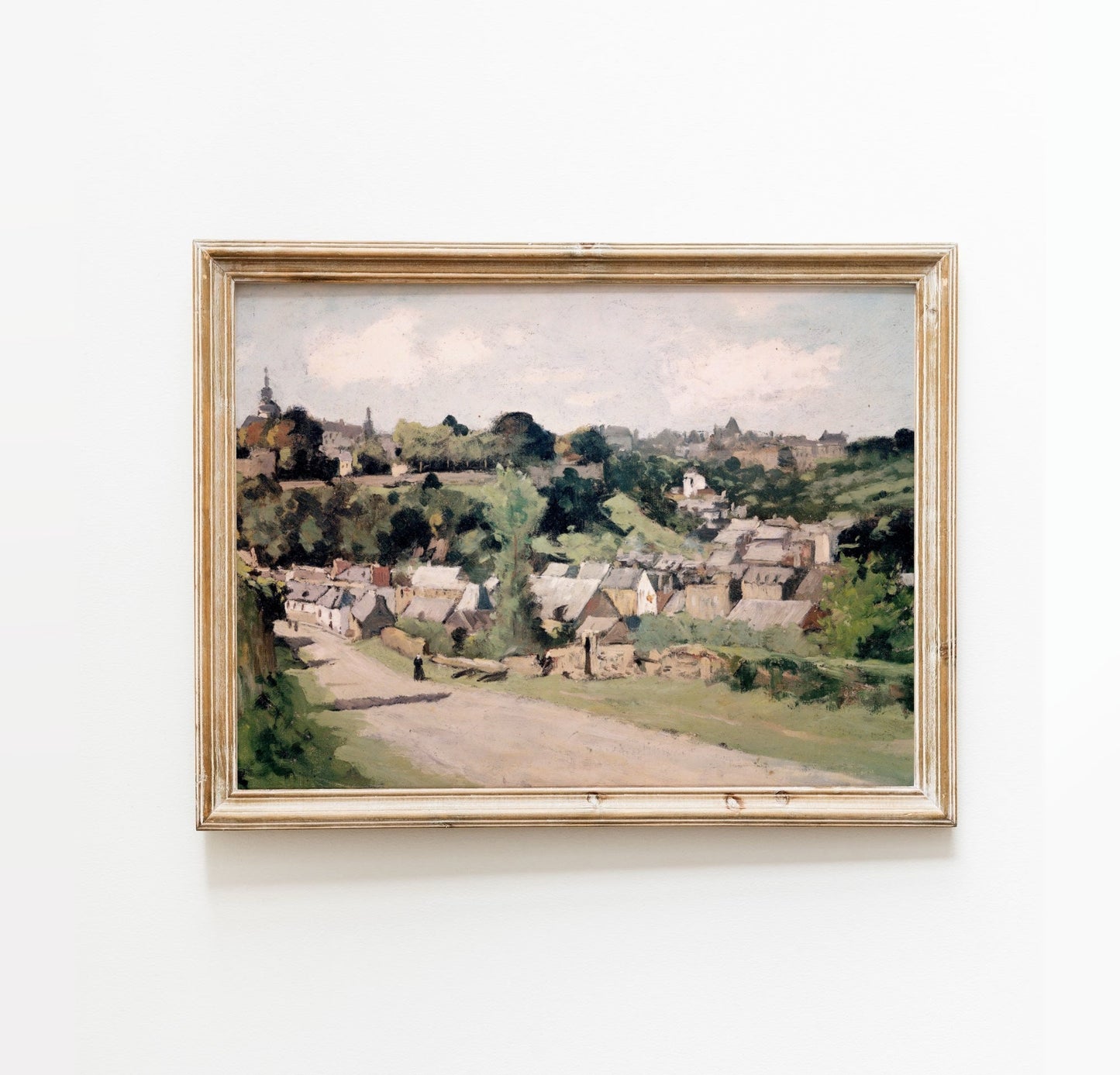 Neutrals Vintage Village Wall Art