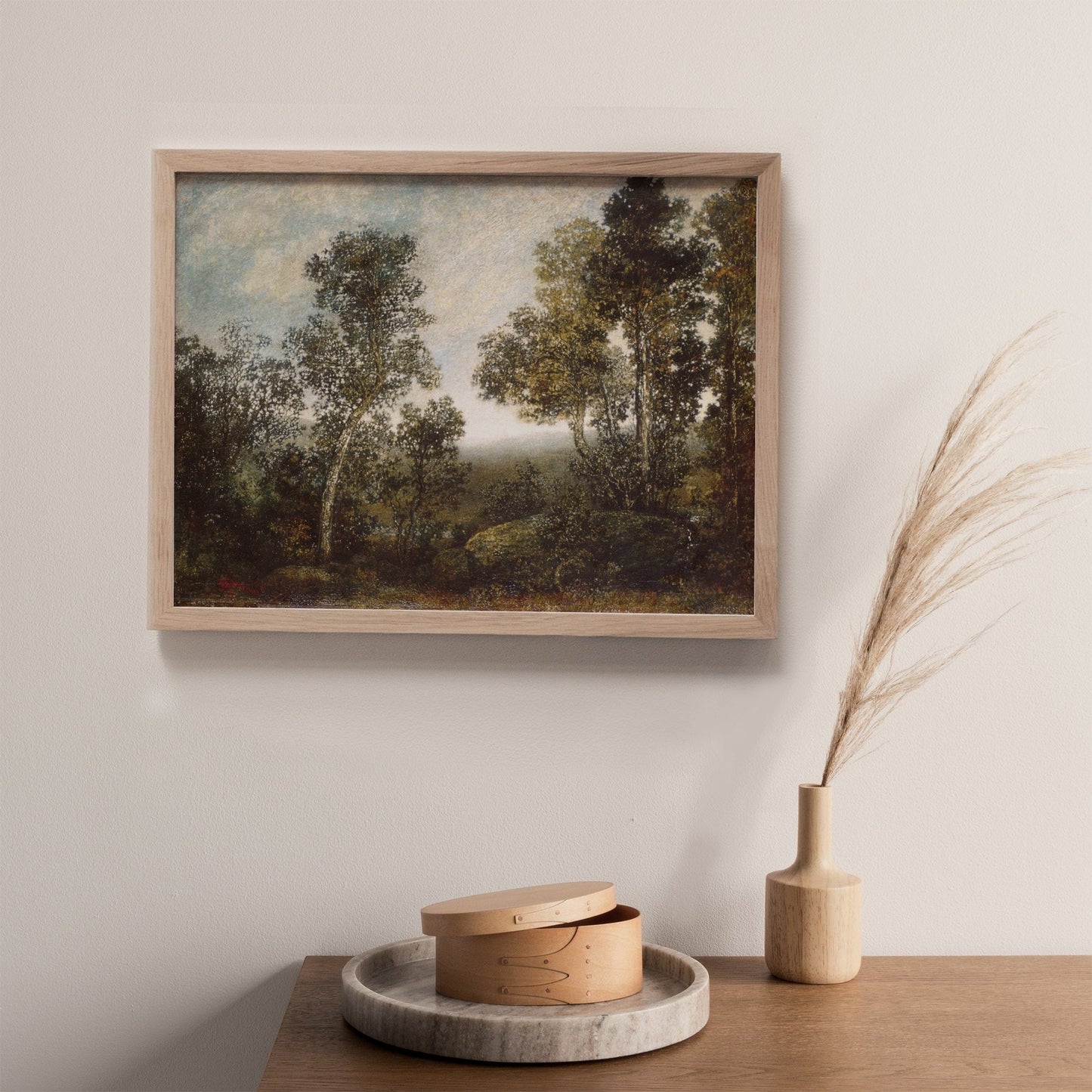 Vintage Landscape Wall Art by American Painter