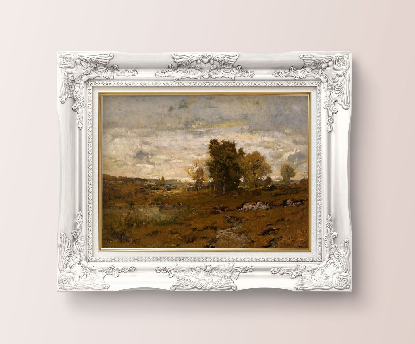 Autumn Vintage Landscape Wall Art by Painter 