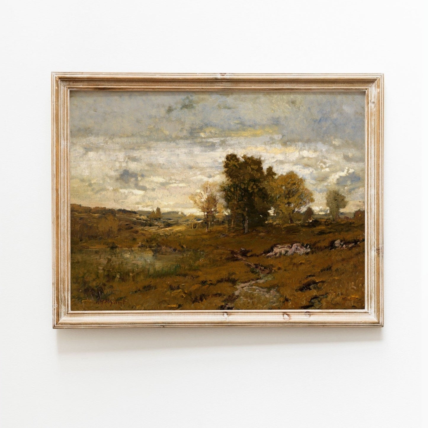 Autumn Vintage Landscape Wall Art by Painter 