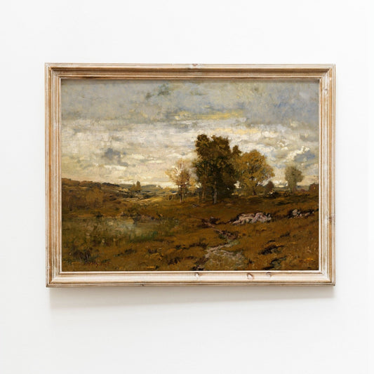 Autumn Vintage Landscape Wall Art by Painter