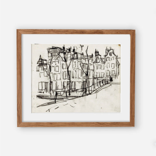 Vintage Horse Sketch Wall Print