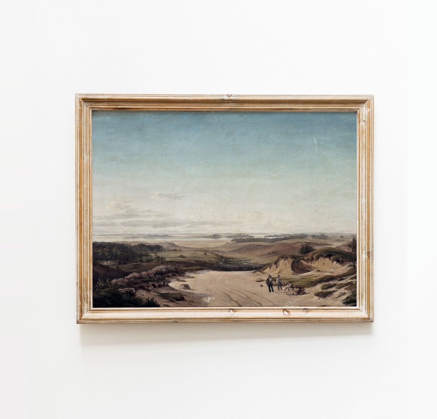Large Vintage Horizontal Artwork