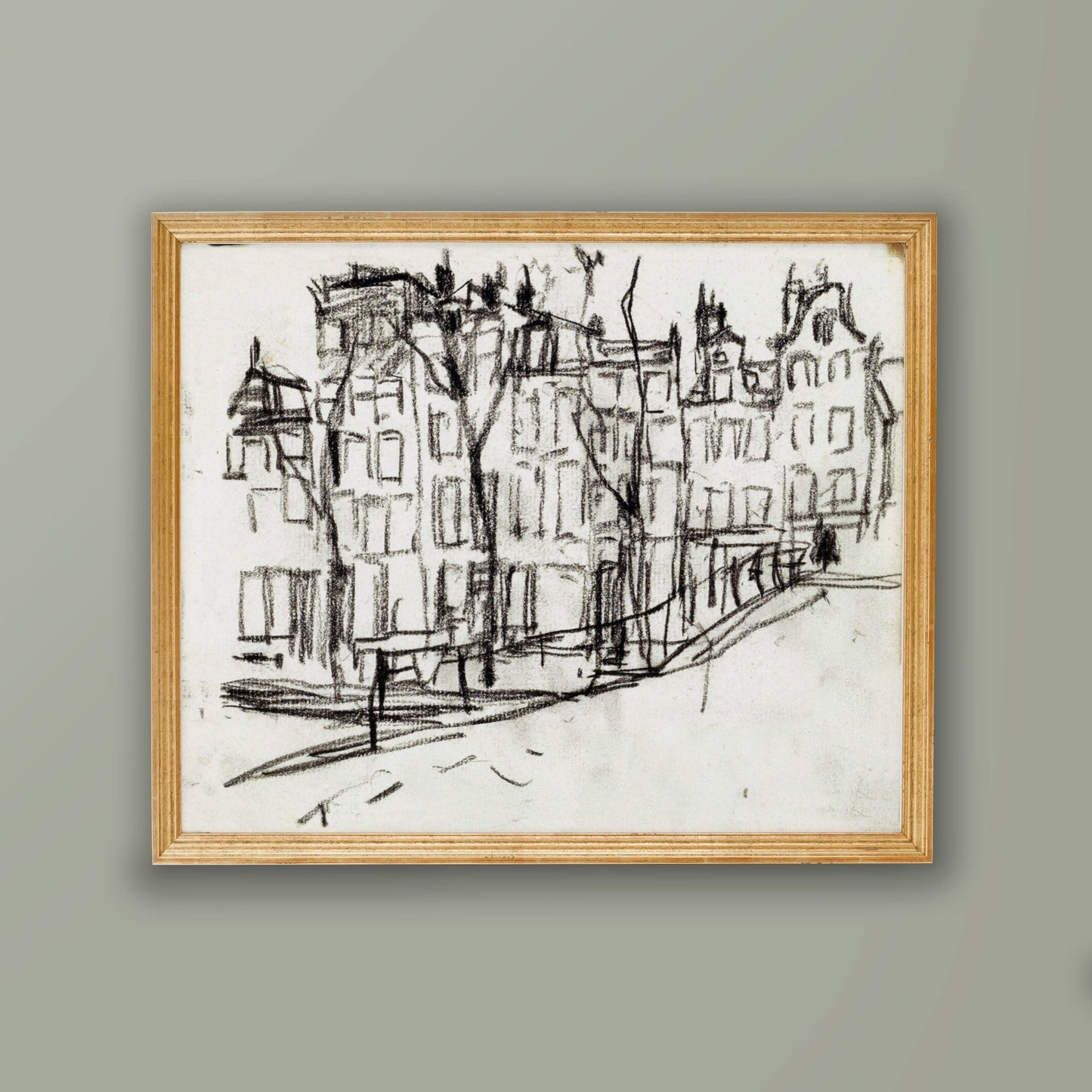 Vintage Horse Sketch Wall Print