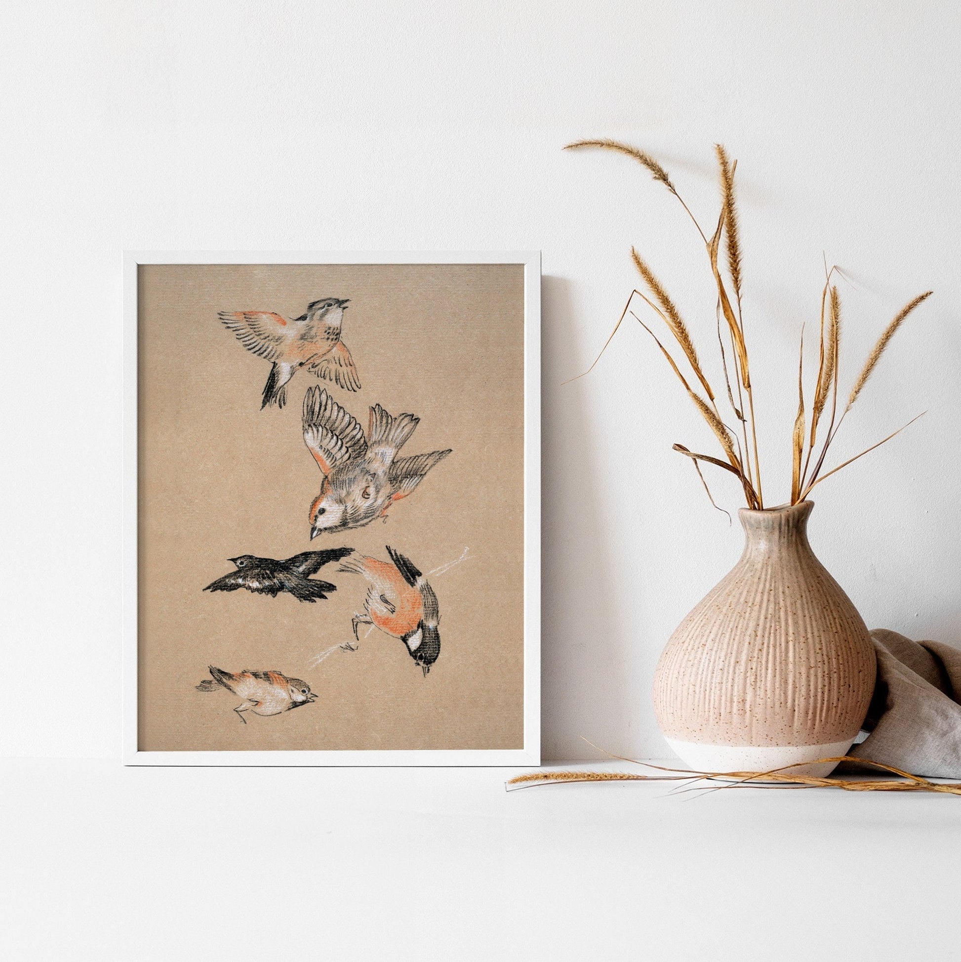 Bird Vintage Wall Art Print
