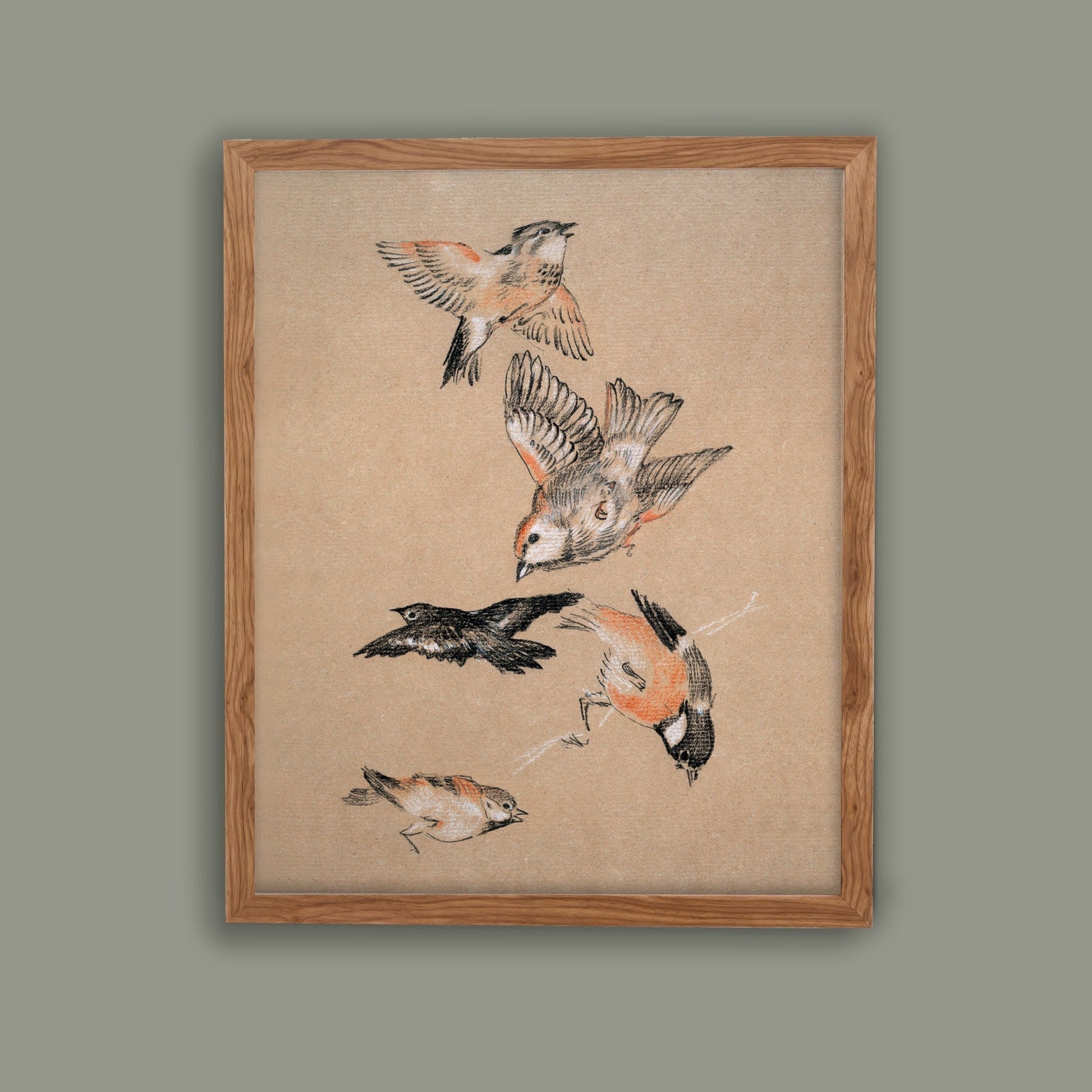Bird Vintage Wall Art Print