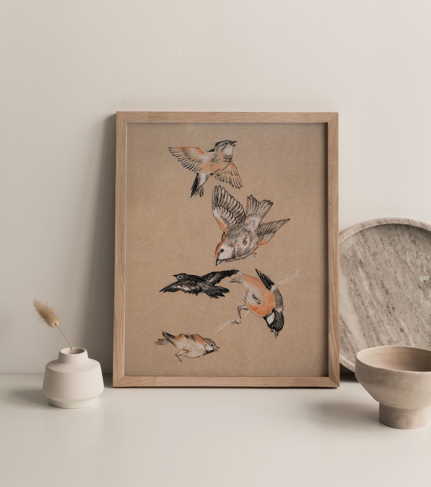 Bird Vintage Wall Art Print