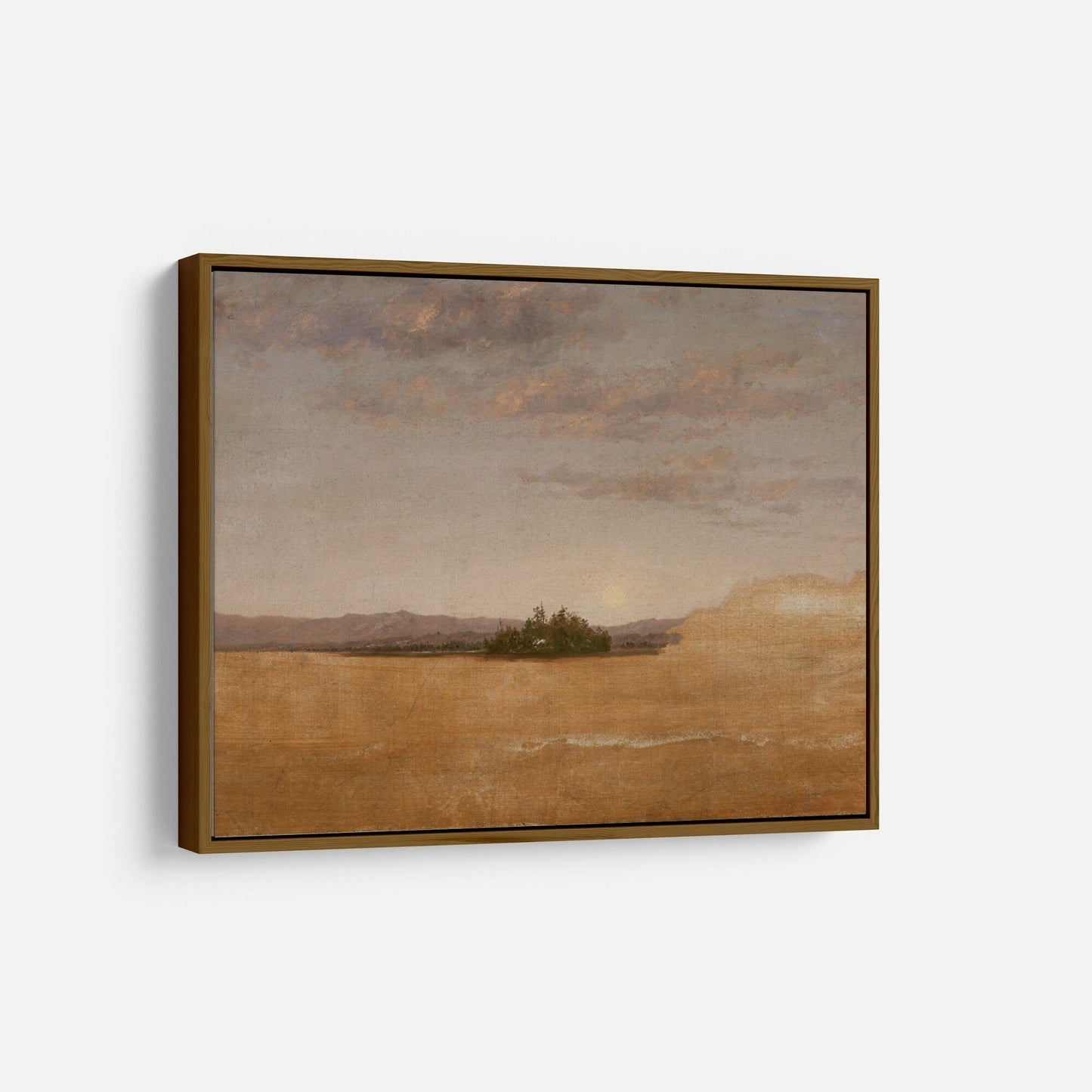 Vintage Landscape Field Wall Art Print