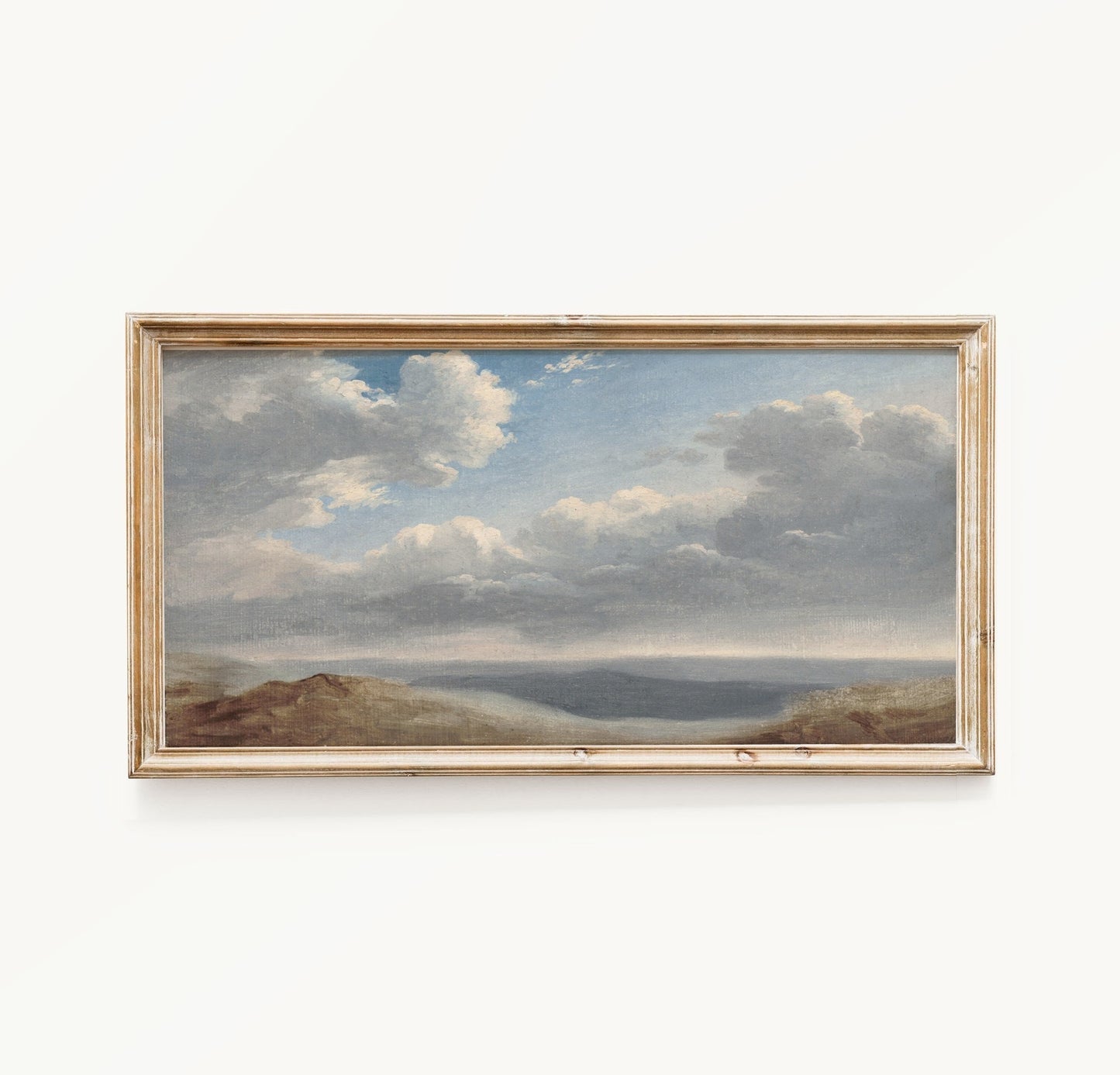 Vintage Horizontal Landscape Wall Art Print 