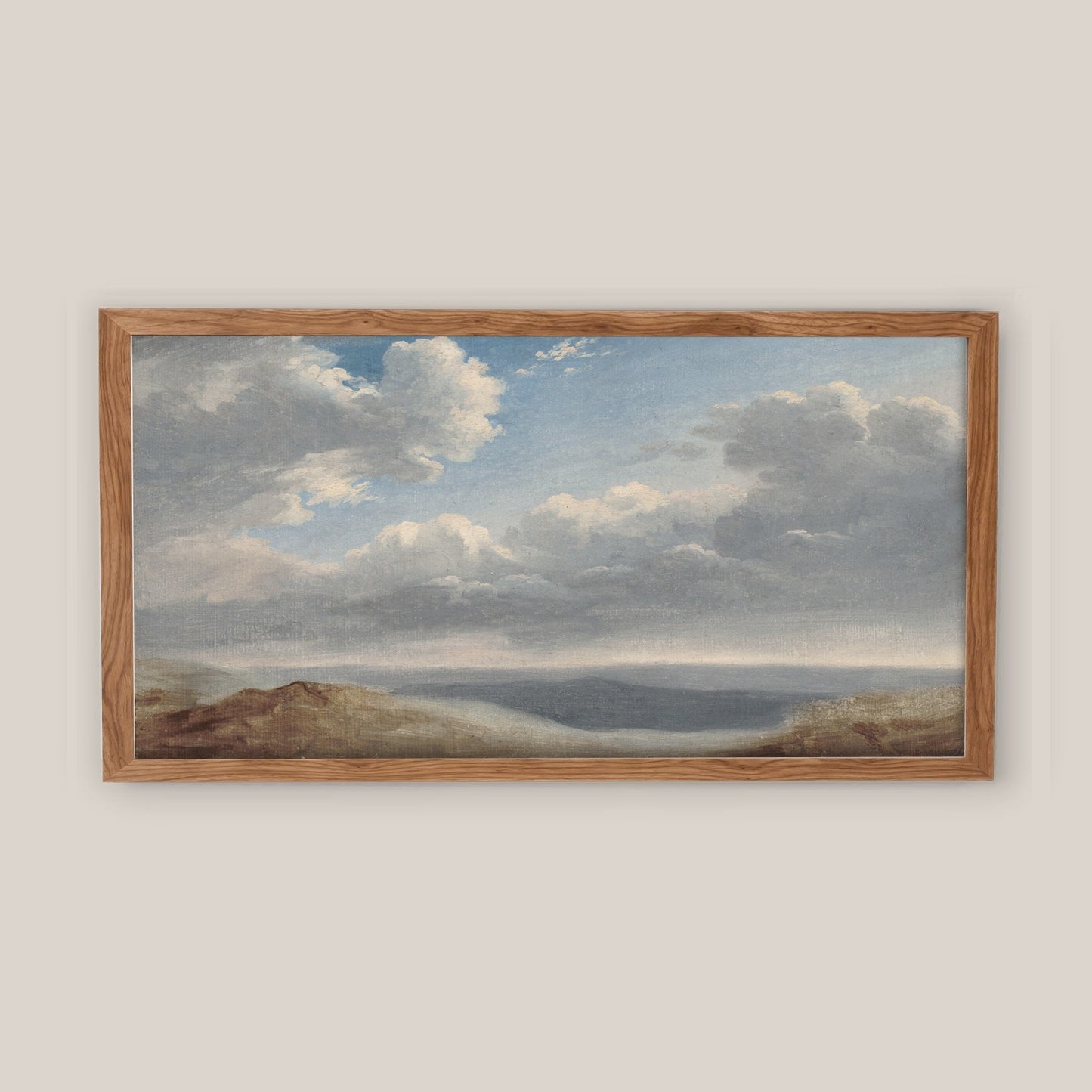 Vintage Horizontal Landscape Wall Art Print 