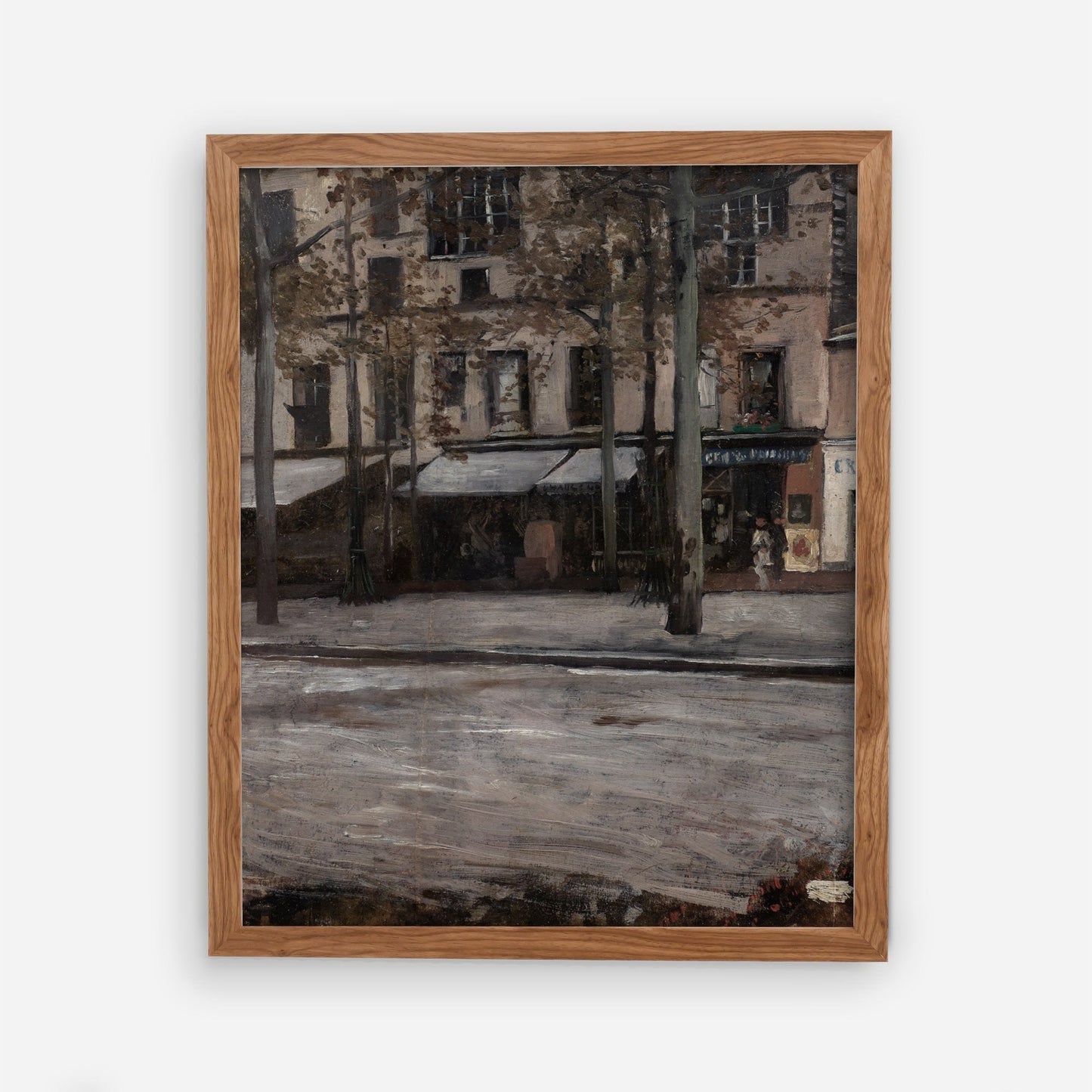 Printed Vintage Wall Art with Landscape Scenery