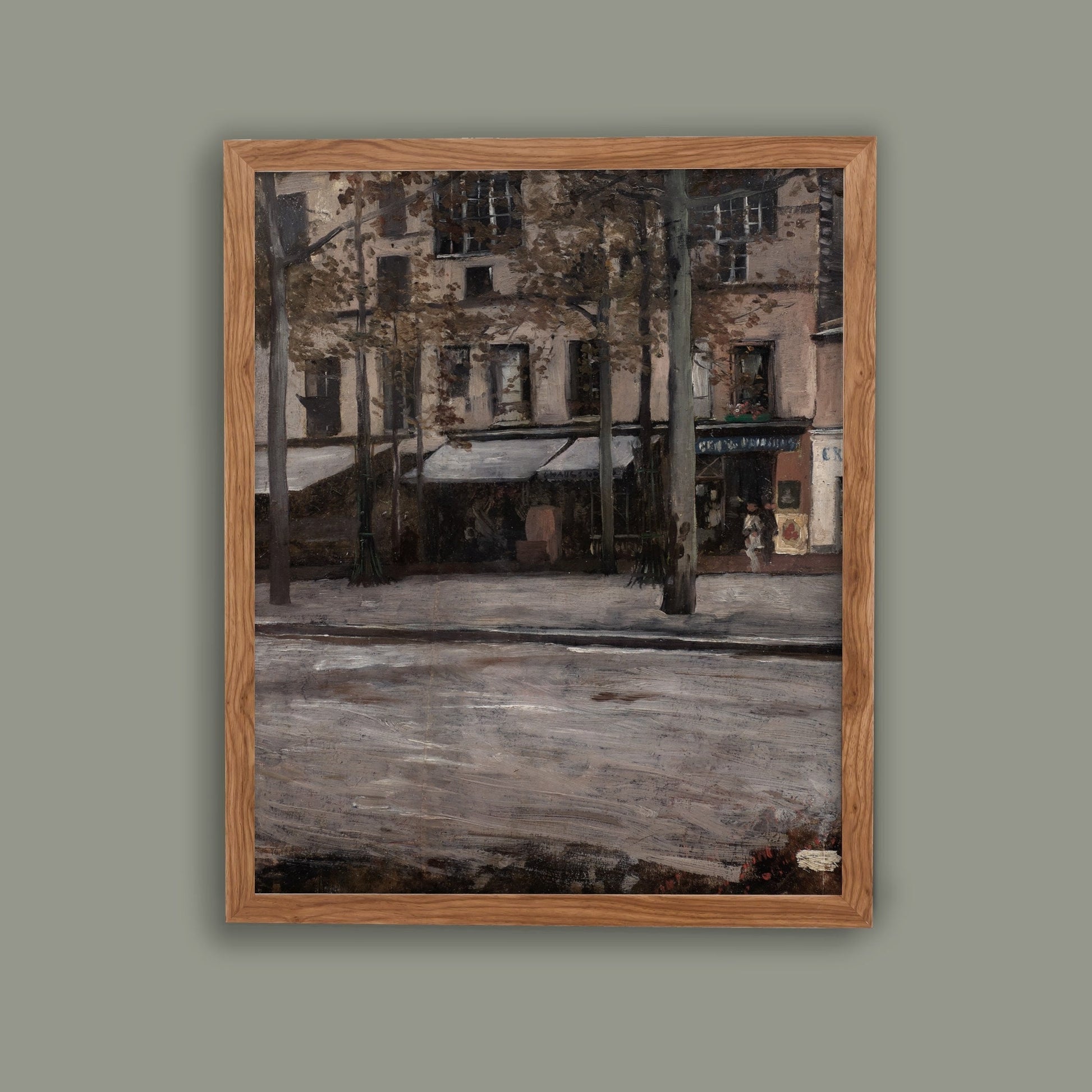 Printed Vintage Wall Art with Landscape Scenery